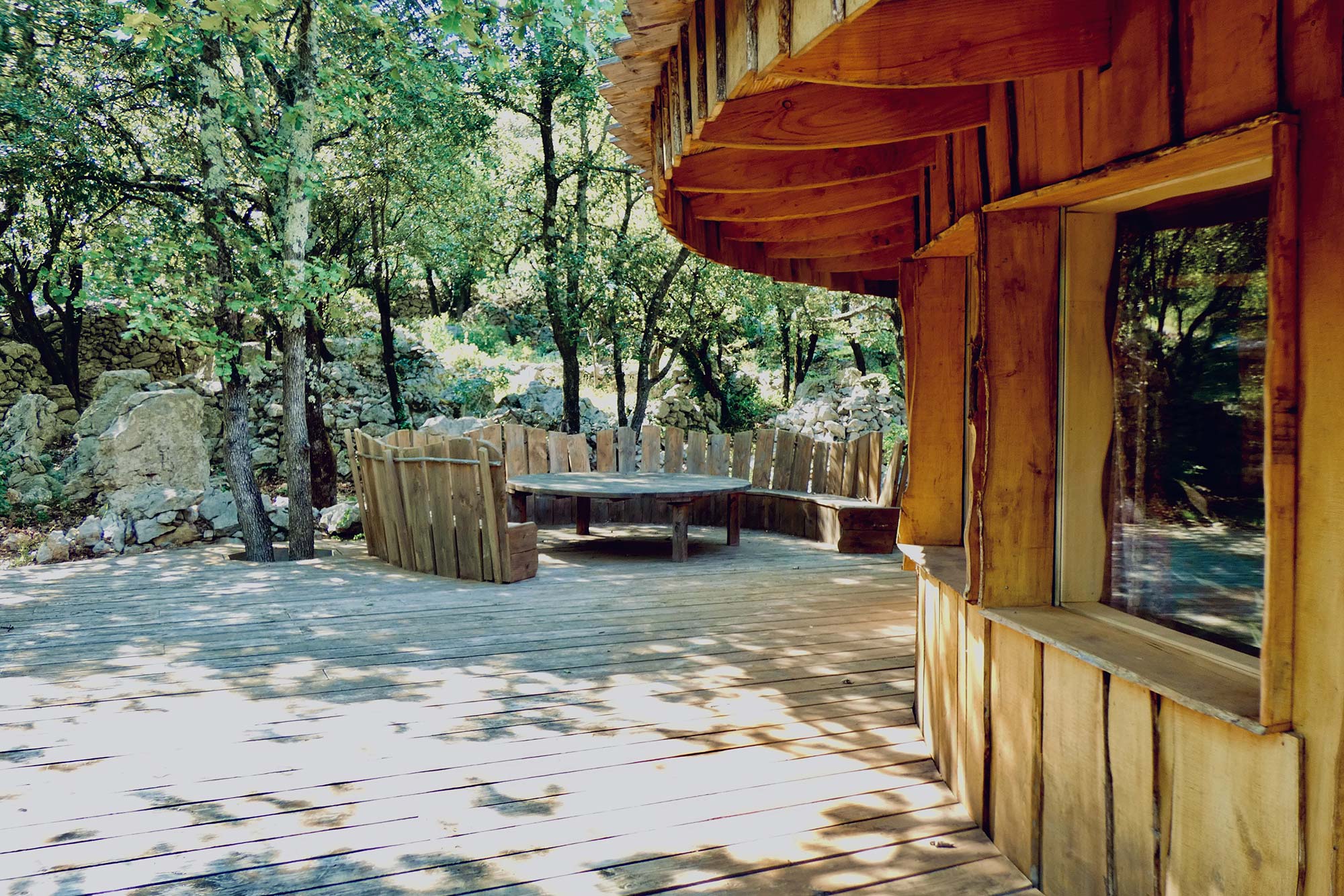 Cabane perchée la Maloka — Cabane sur pilotis avec spa à Hérault à Souleyourt — environnement naturel