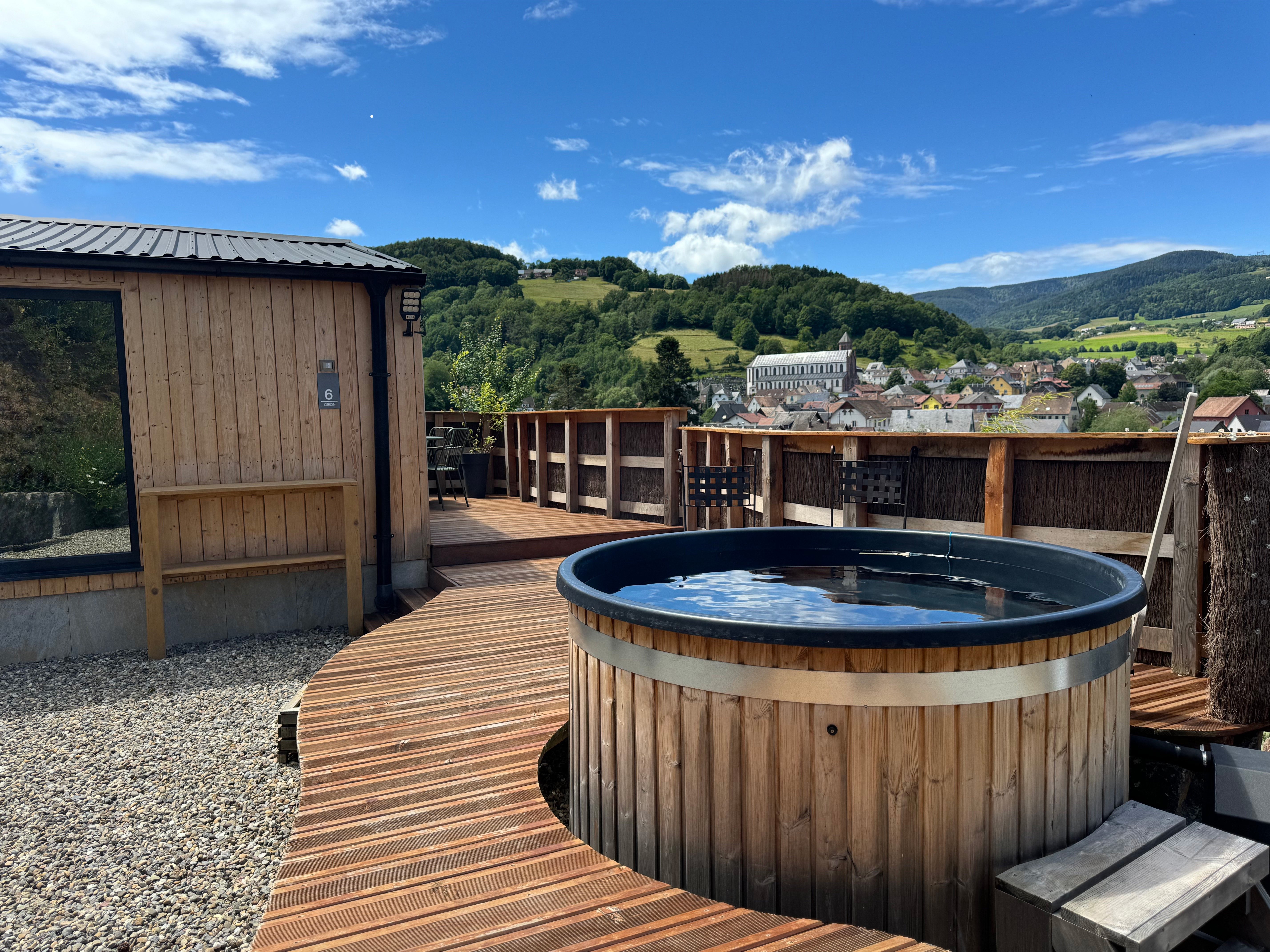 La Maison Orion - Une cabane avec bain nordique en Alsace