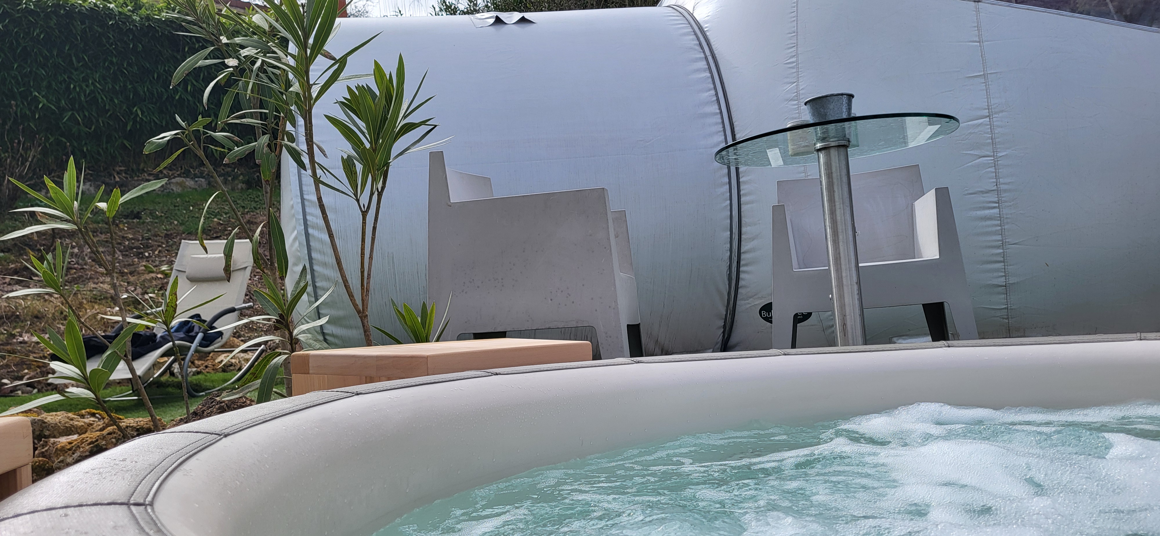 Évasion sensorielle dans une bulle en Champagne-Ardenne à Dormans — détail architectural