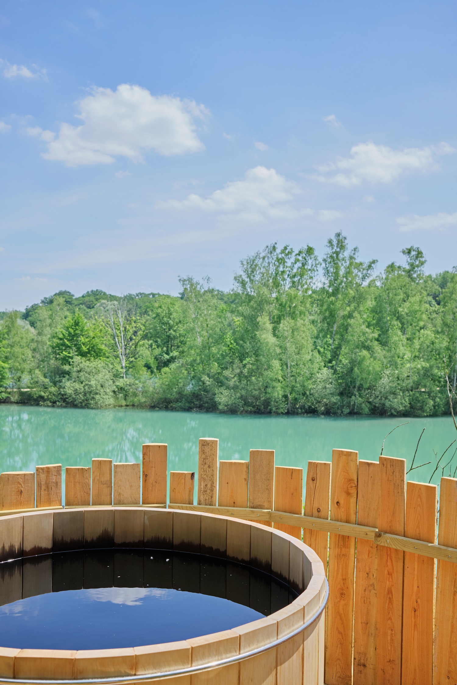 Cabane Spa Beau Rivage : une expérience unique en Picardie à St-Léger-Aux-Bois — vue intérieure