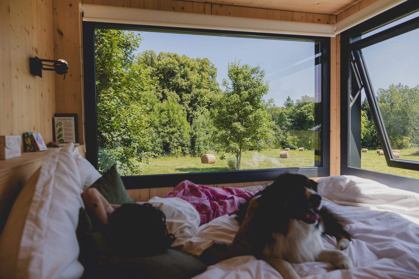 Parcel Tiny House — Séjour écoresponsable avec spa à Aisne à Neufchâtel-sur-Aisne — chambre