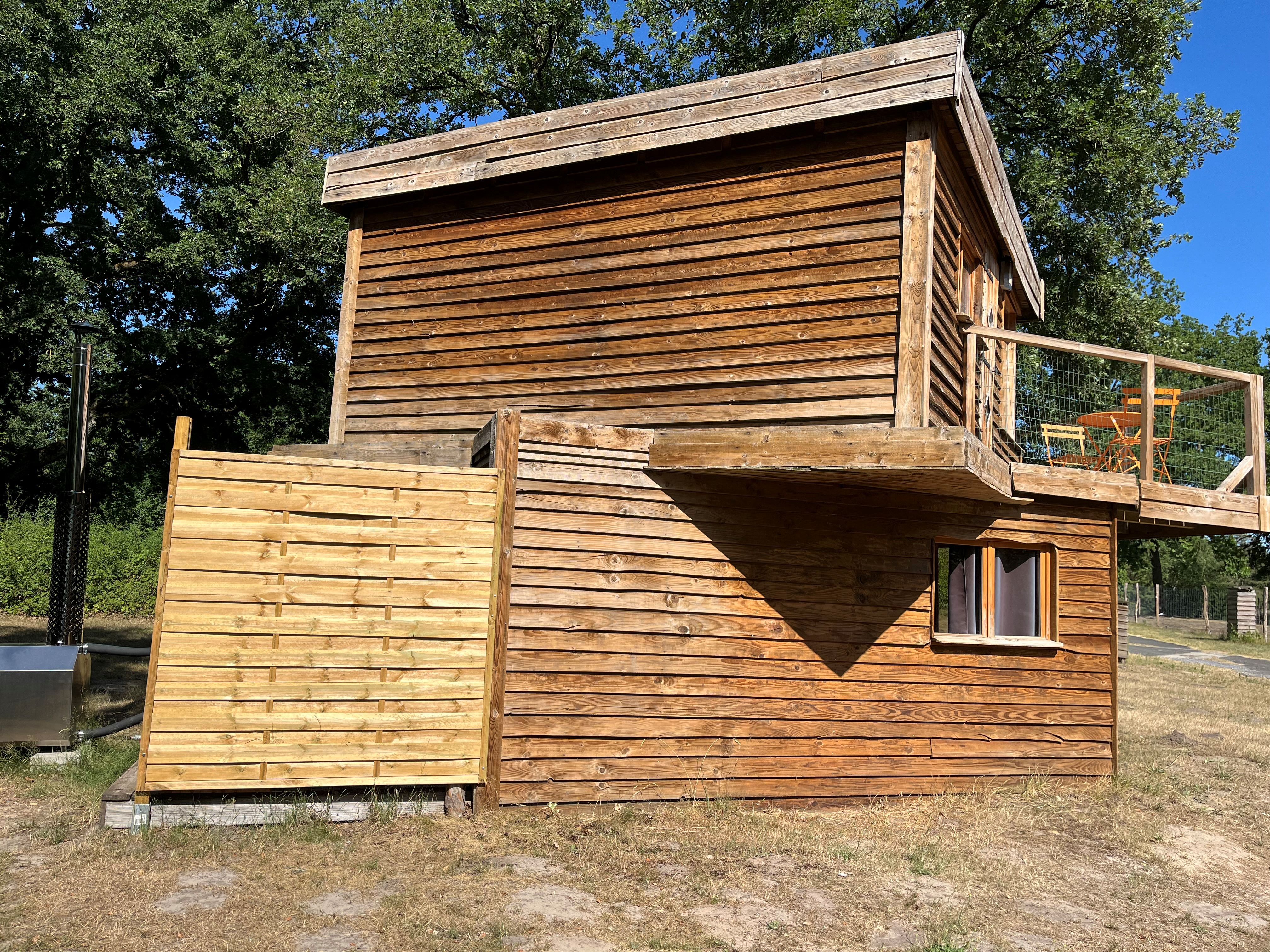 Évasion romantique dans une cabane Duo Spa en Picardie à Fere En Tardenois — cuisine