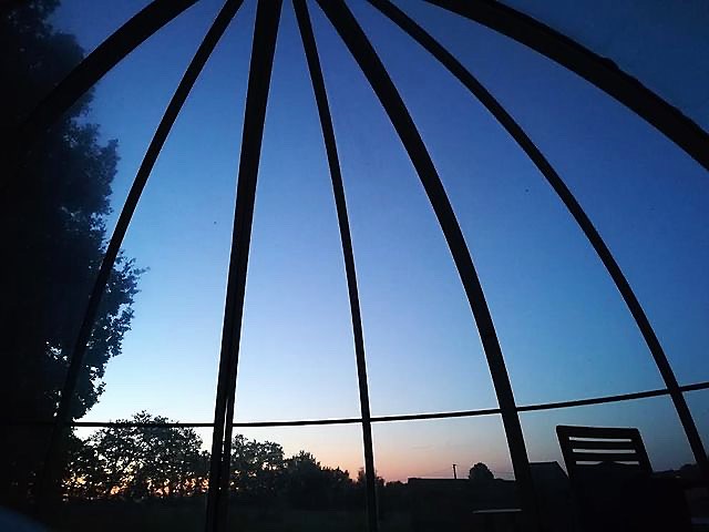 Dôme Céleste — Nuit étoilée à Charente à Saint-Severin — vue depuis la terrasse