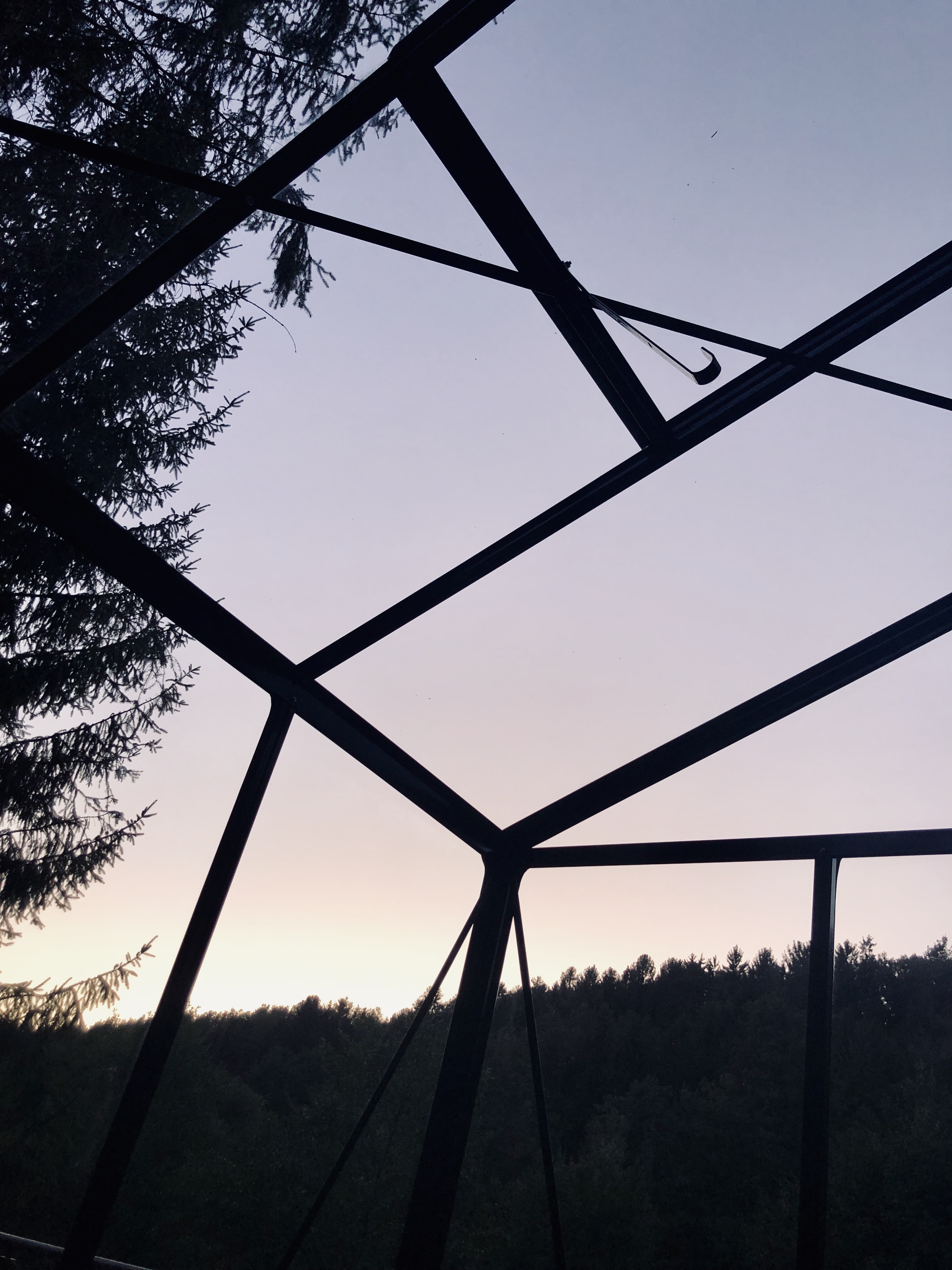 La Chambre de Verre — Évasion avec spa à Moselle à Mainvillers — vue depuis la terrasse
