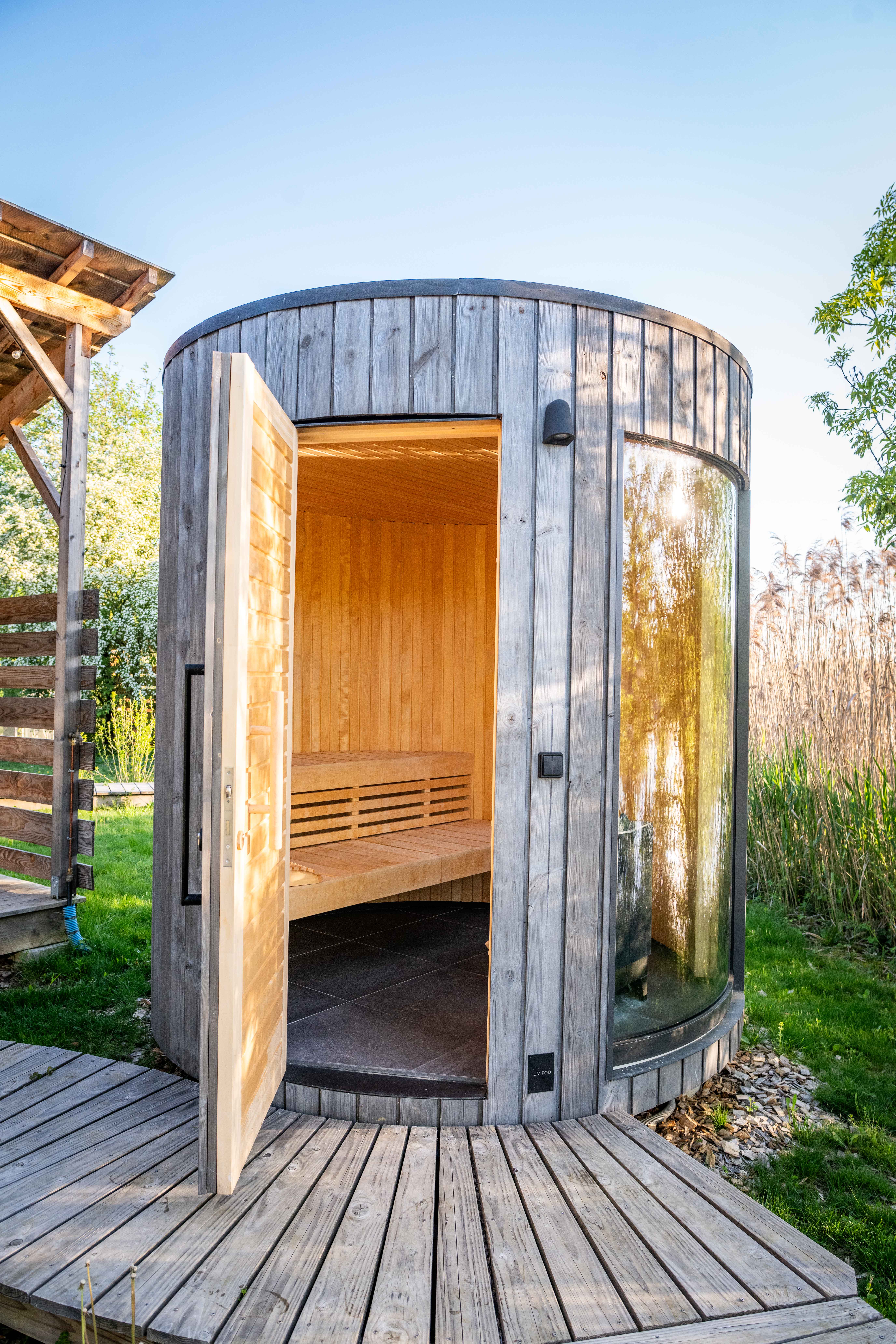 LUMIPOD SPA BIEN-ETRE — Cabane avec spa à Ain à Meillonnas — environnement naturel