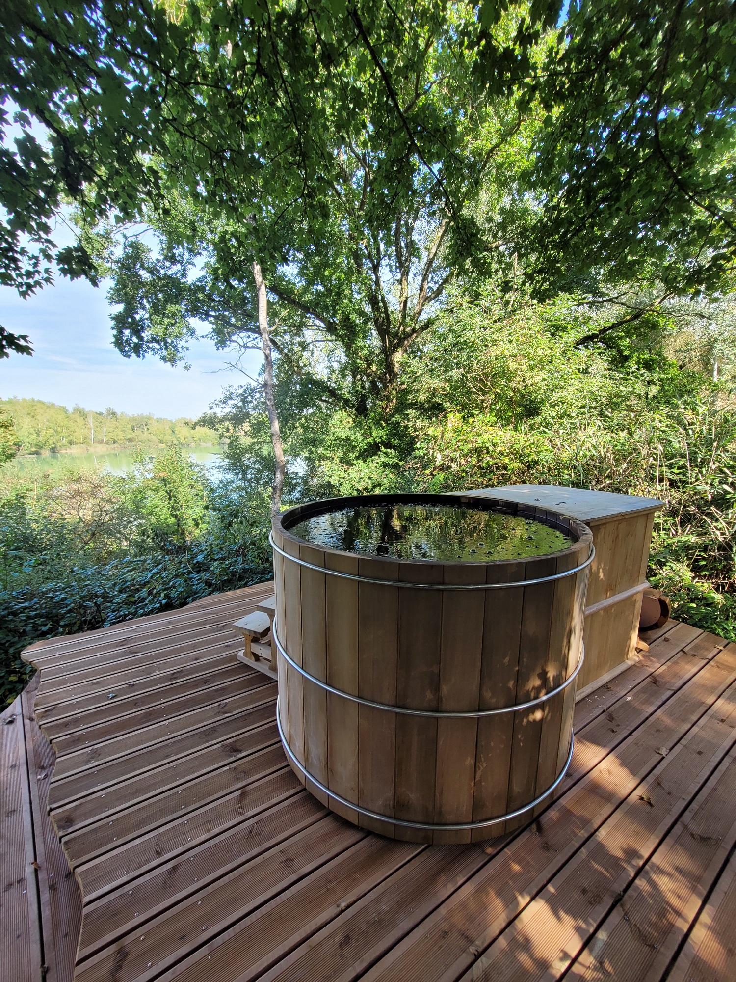 Cabane Spa Ambre — Séjour romantique avec spa à Oise à Beauvais — espace de vie