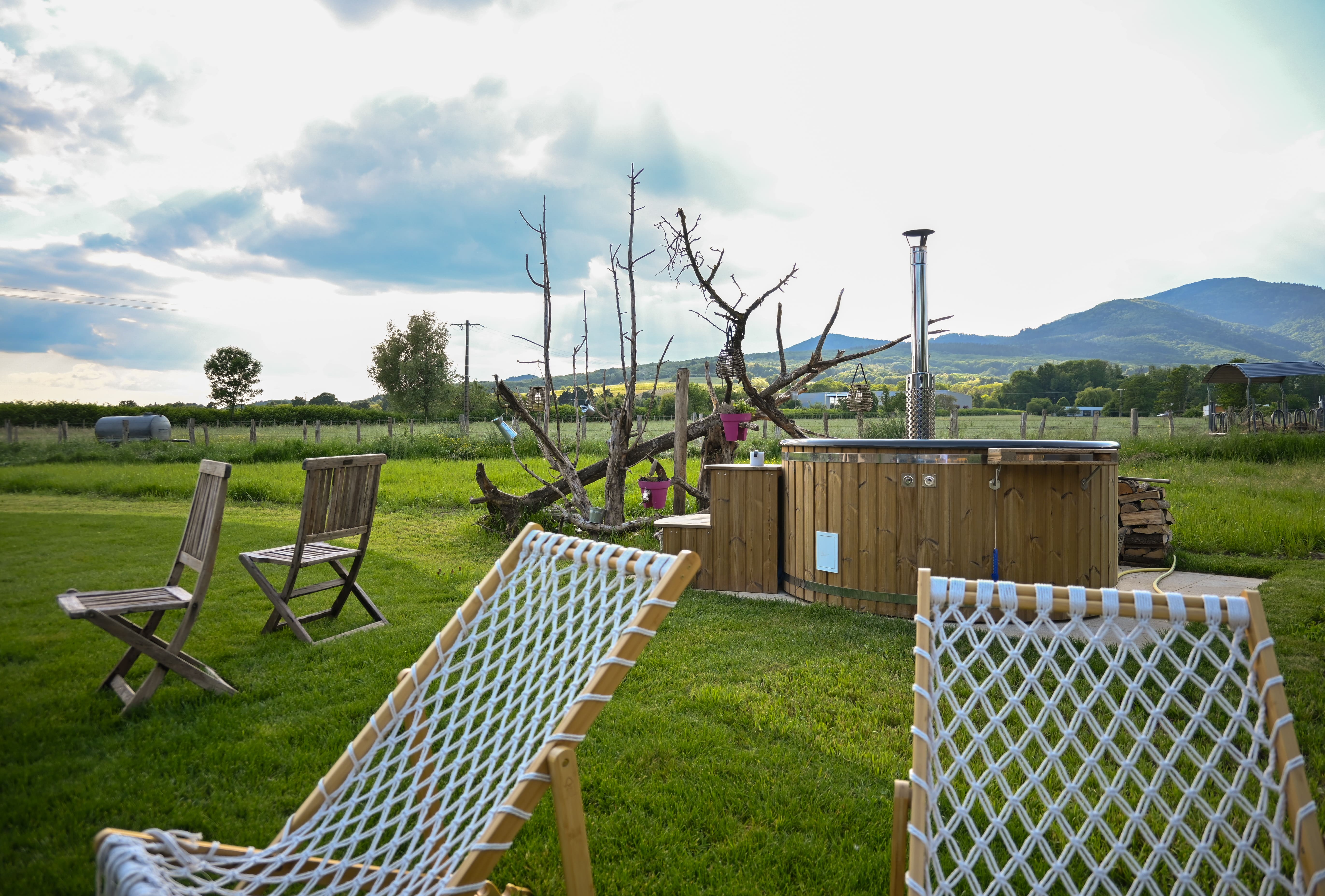 Parenthèse Élément Terre : Ecolodge en Alsace à Wattwiller — salle de bain