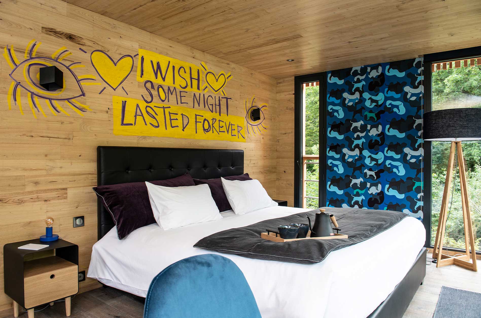 Suite Arty + « Lost Lodge » — Cabane dans les arbres avec spa à Indre-et-Loire