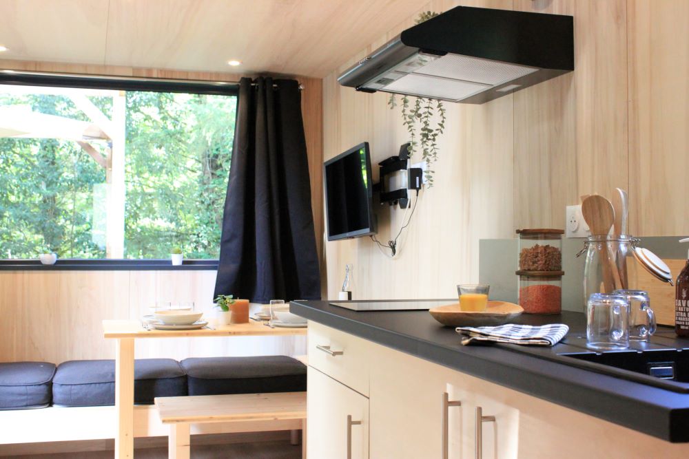 Tiny House — Séjour relaxant avec spa à Nantes (Loire-Atlantique) à Nantes — vue intérieure