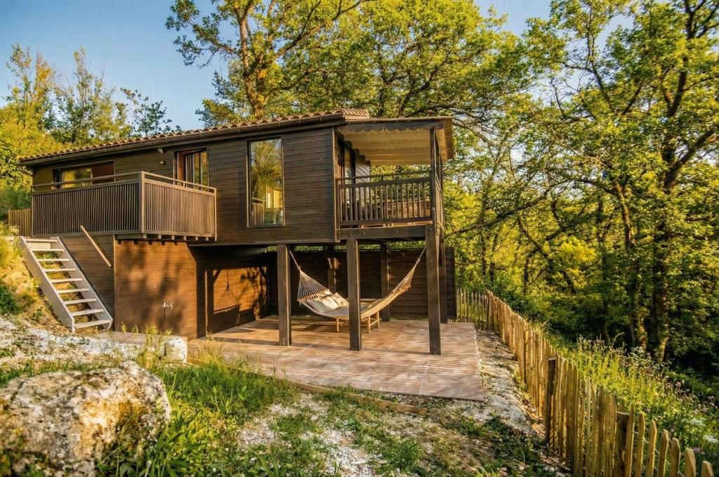 La Cabane Tchanquée — Cabane sur pilotis avec spa à Gers