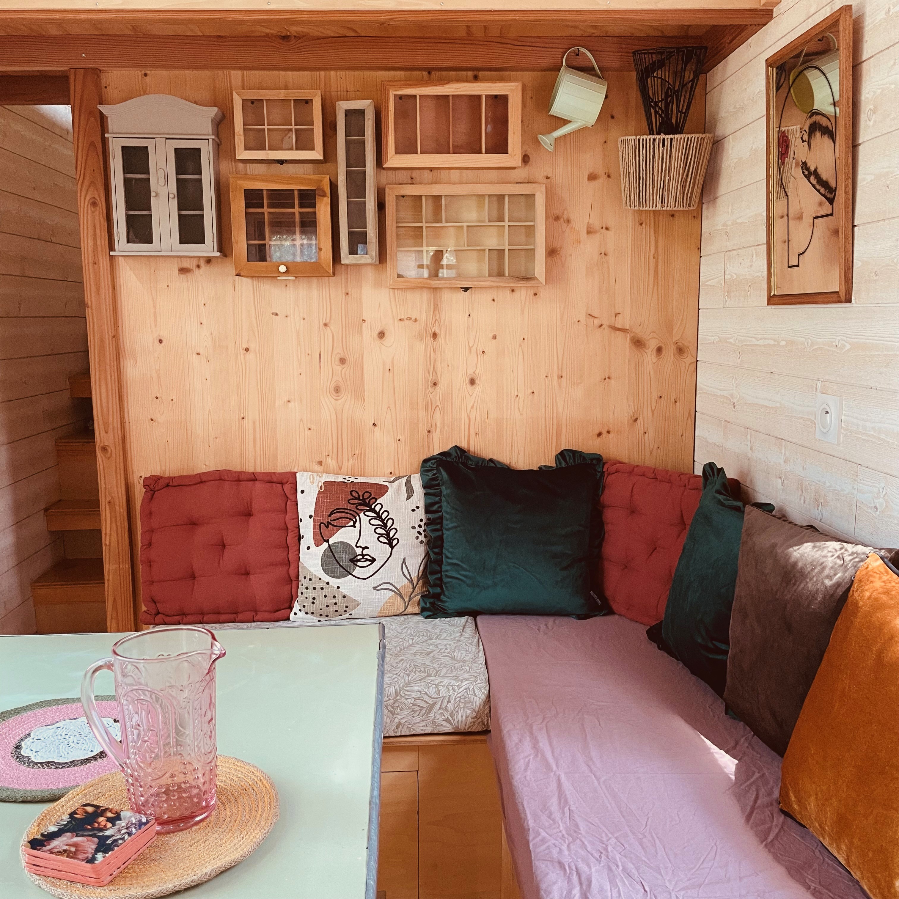 Tiny house - La Kaléïde : une évasion en pleine nature à Clefs-Val-D'anjou — cuisine