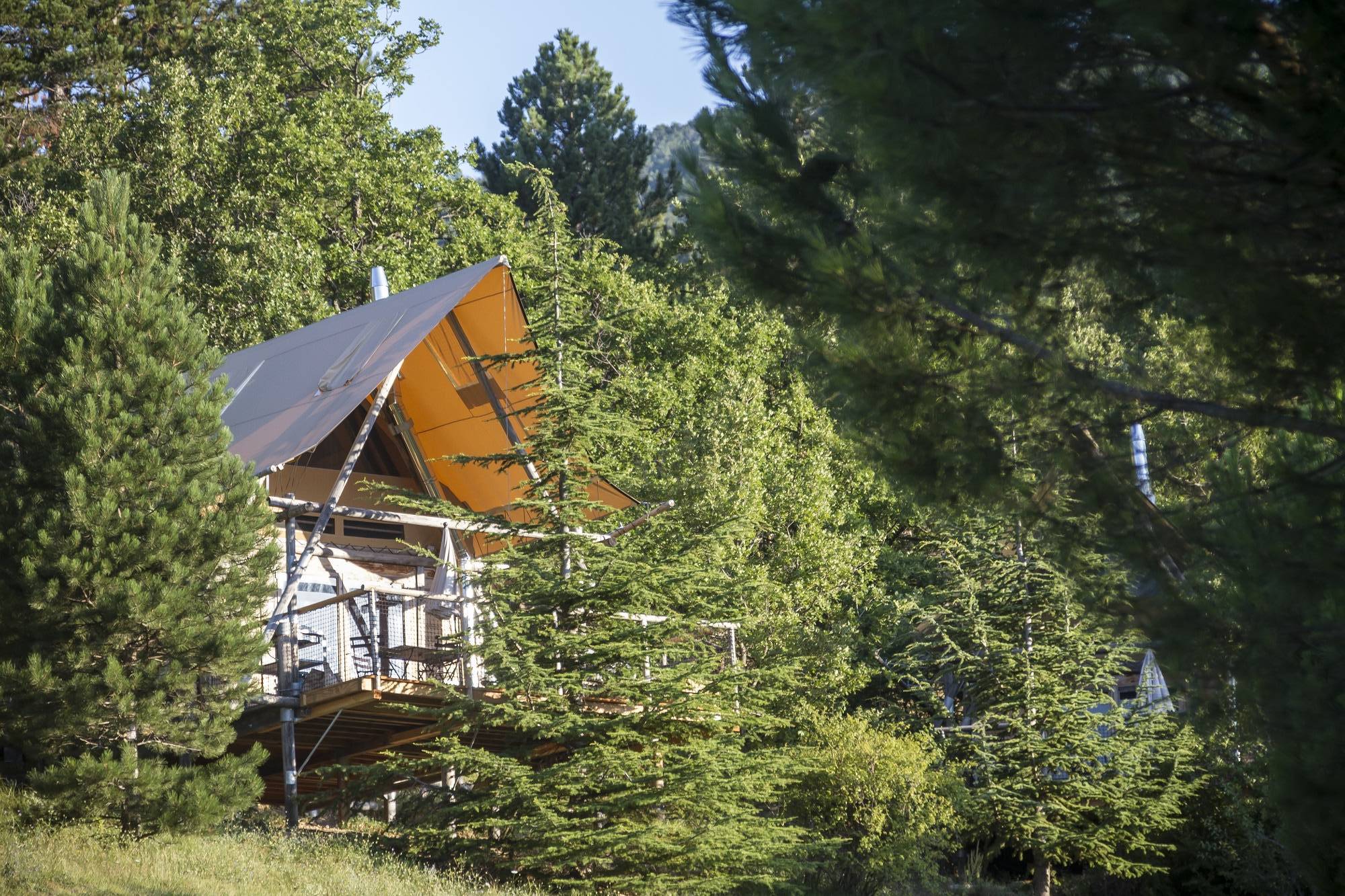 Cahutte I Dieulefit : une cabane au cœur de la nature à Dieulefit — vue intérieure