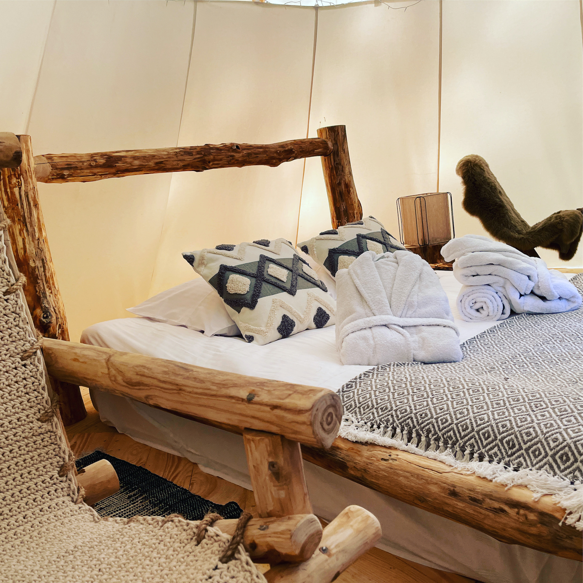 Tipi Leïka — Nuit romantique avec spa à Côte-d'Or à Dijon — cuisine