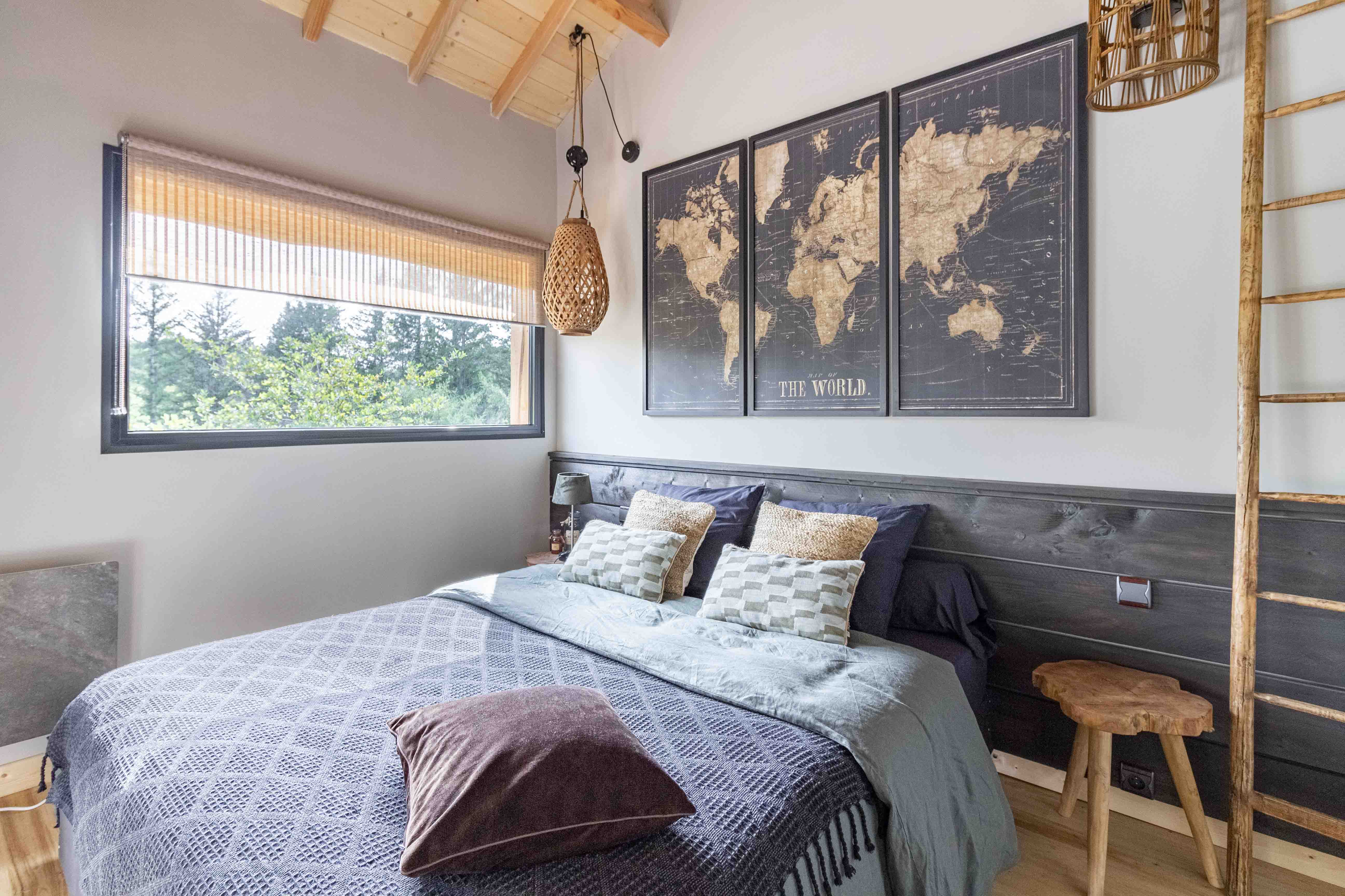 Cabane PureScapade & Spa — Nuit perchée à 5m en Haute-Vienne à Nieul — chambre