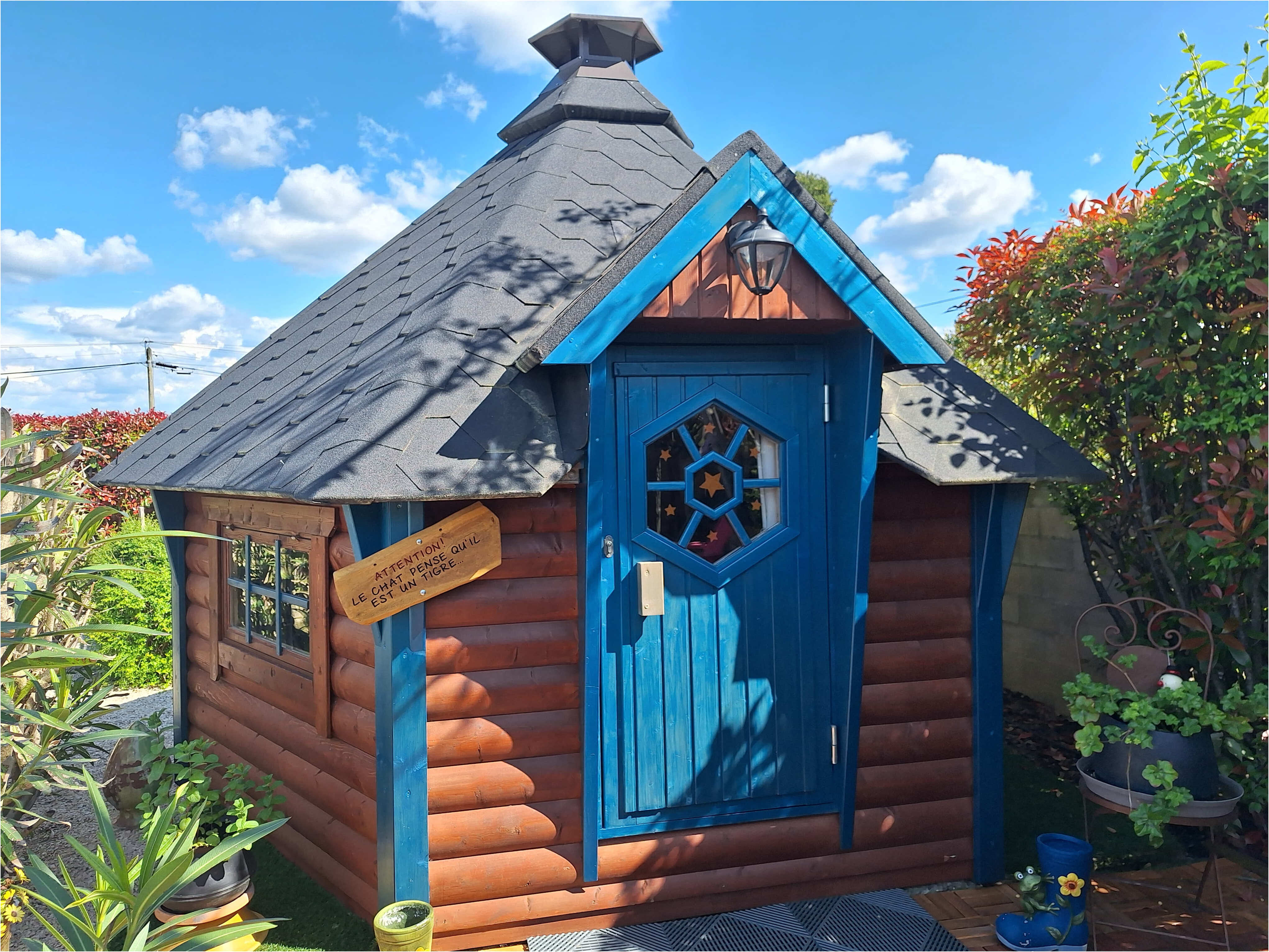 La Cabane de Mes Rêves — Cabane avec spa à Saint-Jean-du-Gard à Saint-Jean-du-Gard — vue intérieure