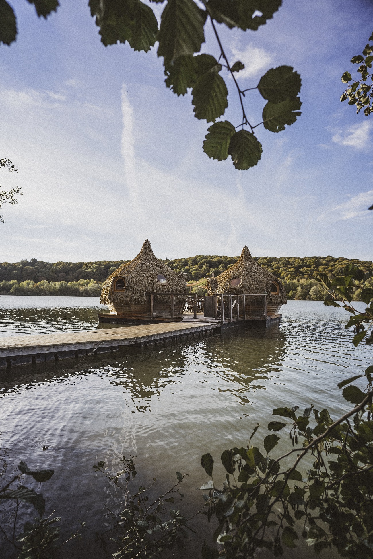Cabane Spa Caravelle : une évasion sur l'eau en Franche-Comté à Chassey-Lès-Montbozon — vue intérieure