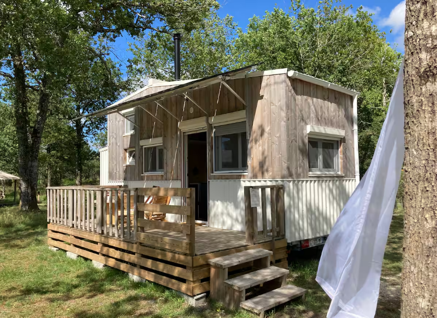 Tiny Lab — Tiny house bioclimatique avec spa à Peysoup (Gironde) à Peysoup — environnement naturel