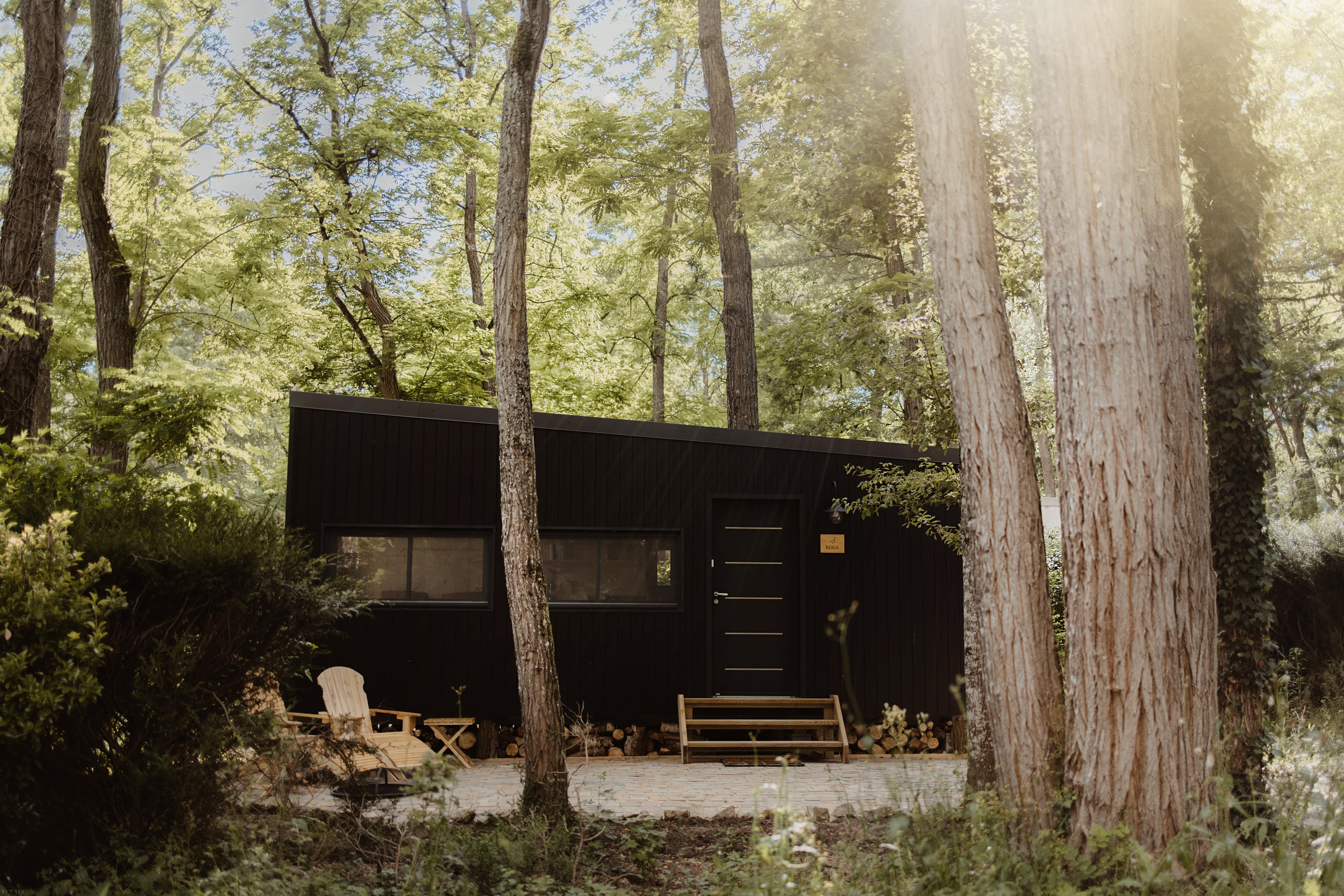 Mira — Tiny House avec vue exceptionnelle à Loiret à Olivet — vue intérieure