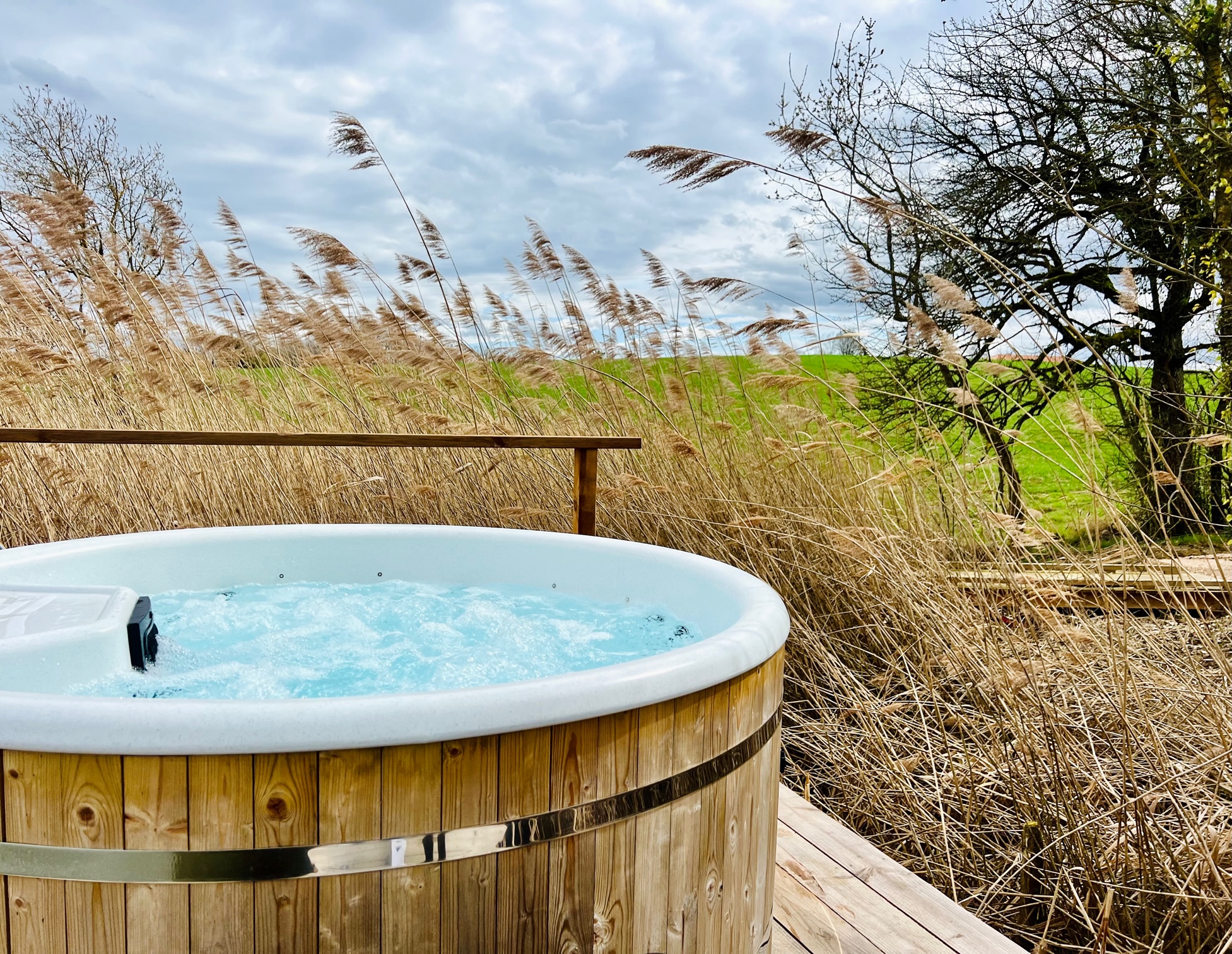 Cabane Spa Végétale — Séjour relaxant avec spa à Ain à Druillat — salle de bain