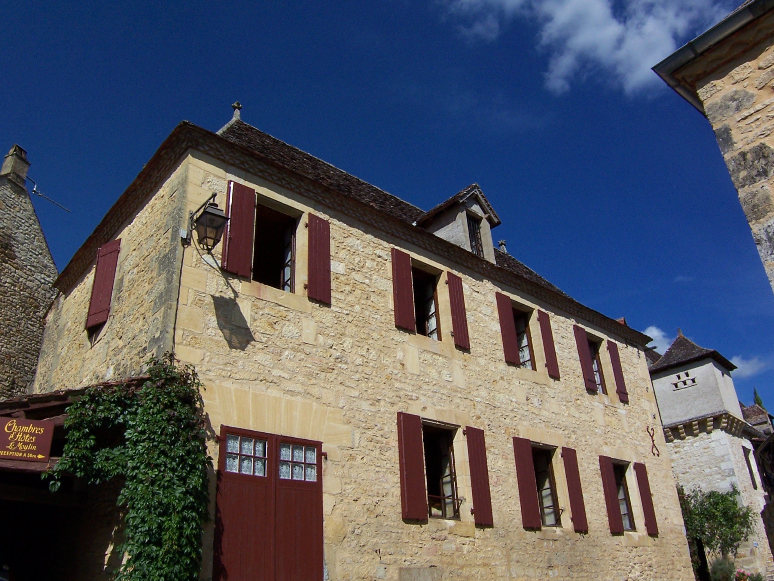 Moulin d'Ayguevive — Séjour paisible avec spa en Dordogne à Sarlat-la-Canéda — chambre