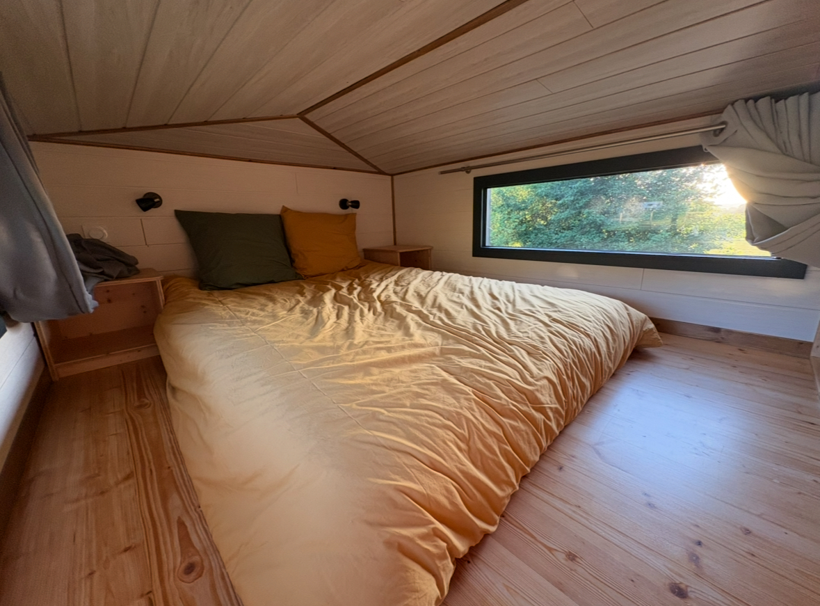 La Tiny de Mary — Tiny House avec spa à Gonneville-sur-Mer à Gonneville-sur-Mer — environnement naturel