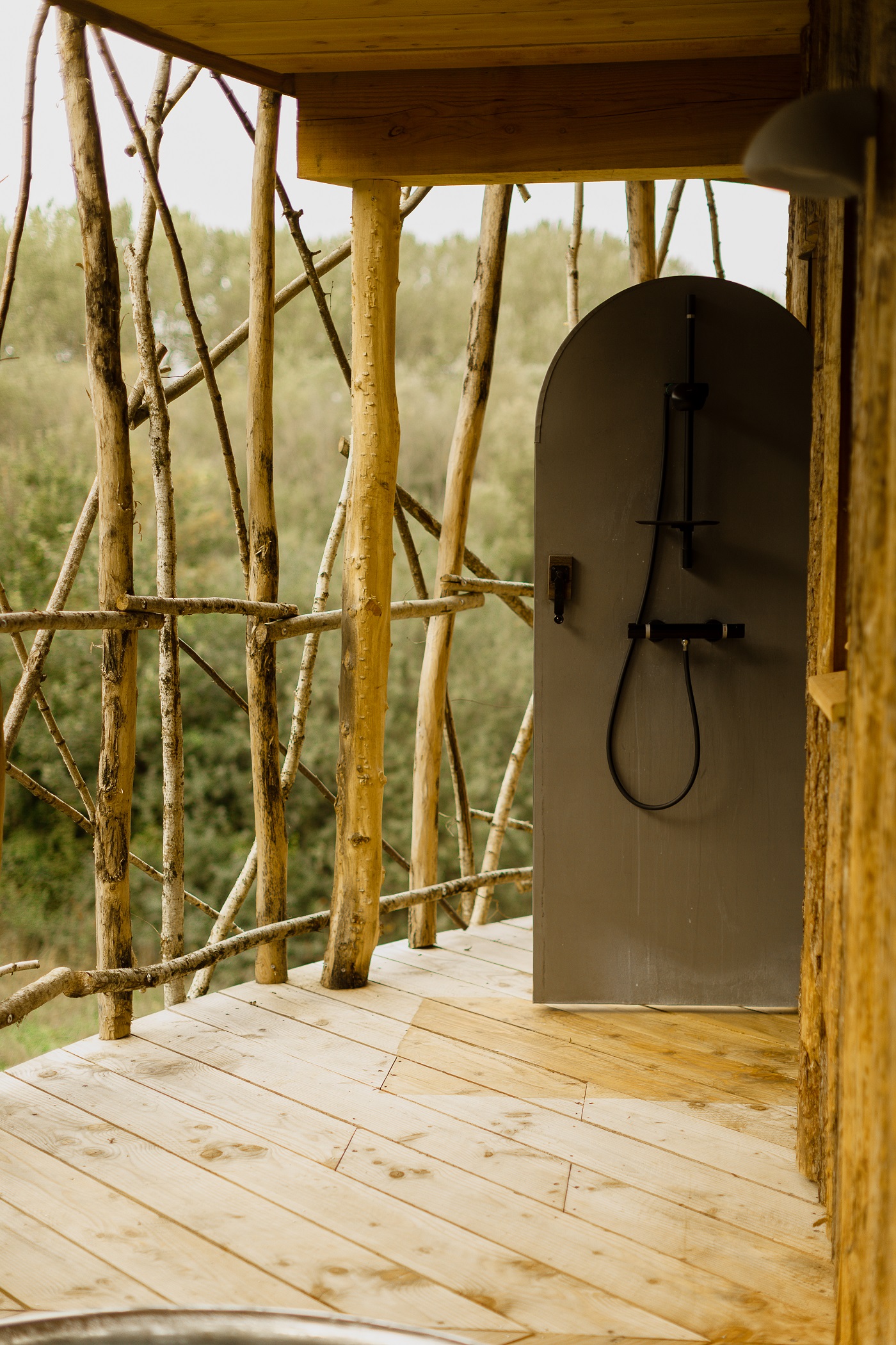 Cabane Spa Havre de Paix : une évasion en Picardie à St-Léger-Aux-Bois — vue depuis la terrasse