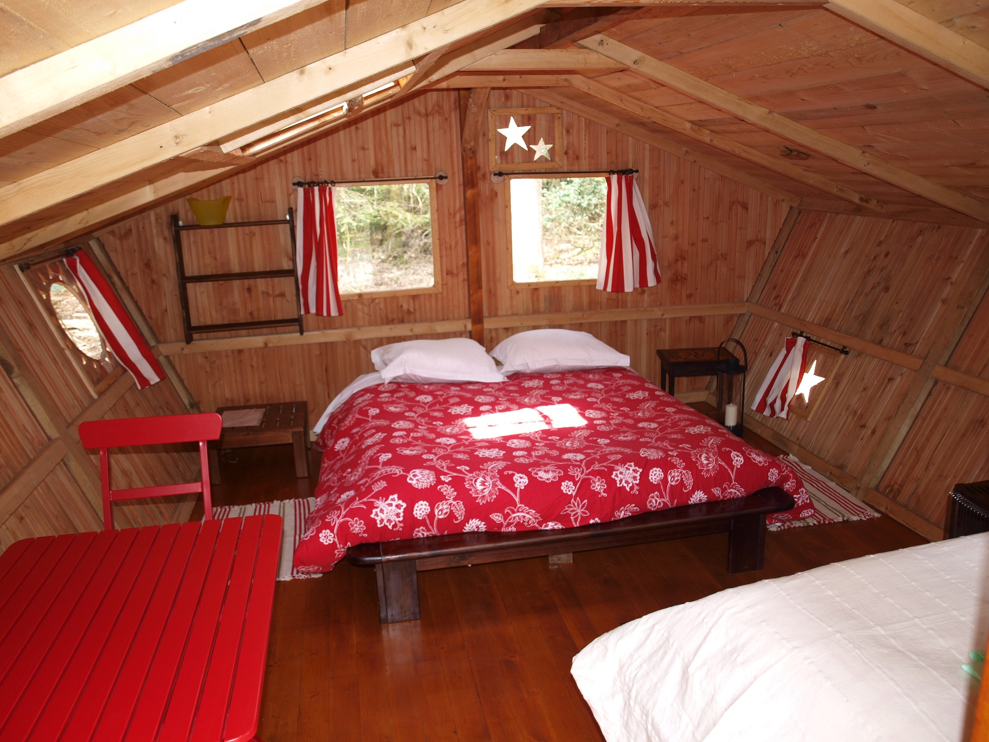 Cabane Stella : une escapade enchantée en Bretagne à Cléder — vue depuis la terrasse