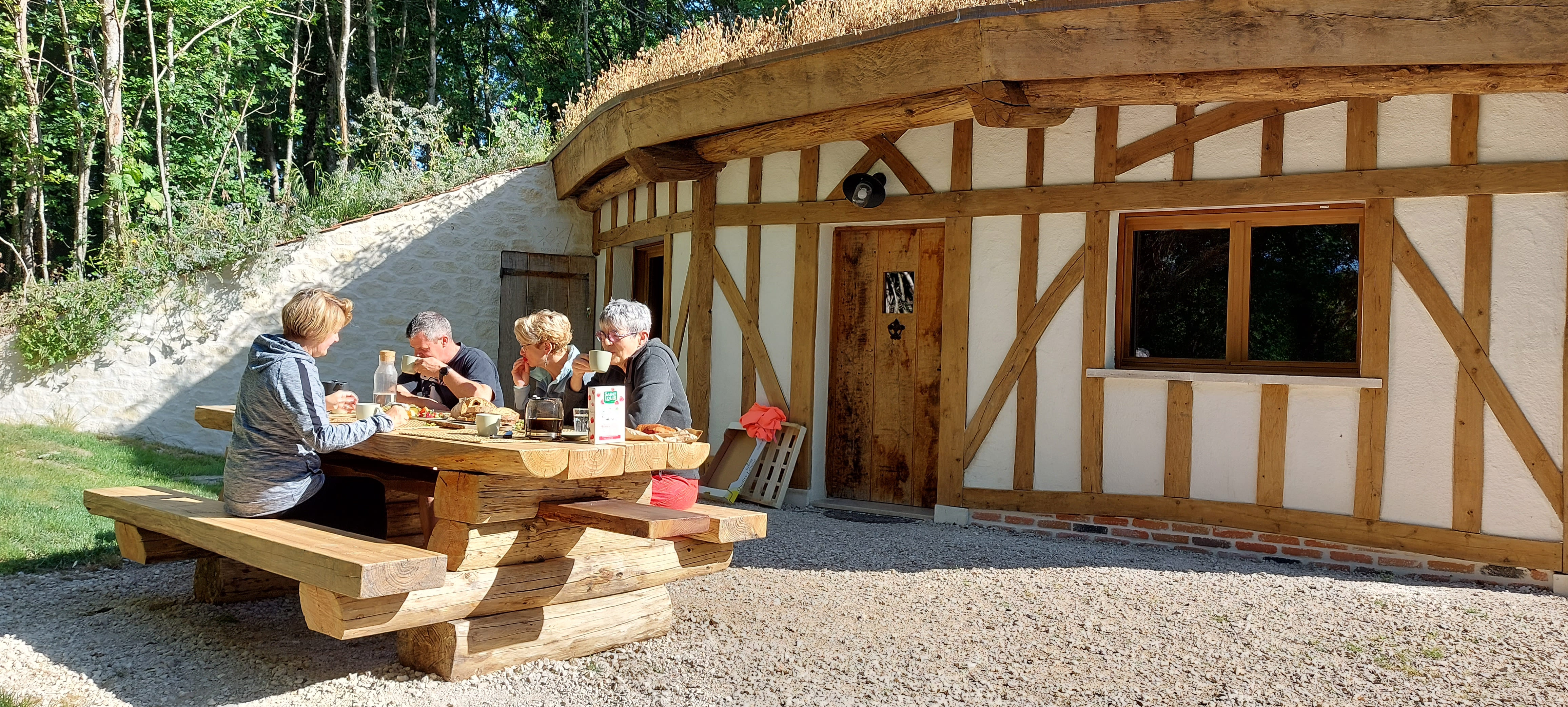 Cul de Loup — Cabane végétalisée avec spa à Chambord (Loir-et-Cher) à Chambord — espace de vie