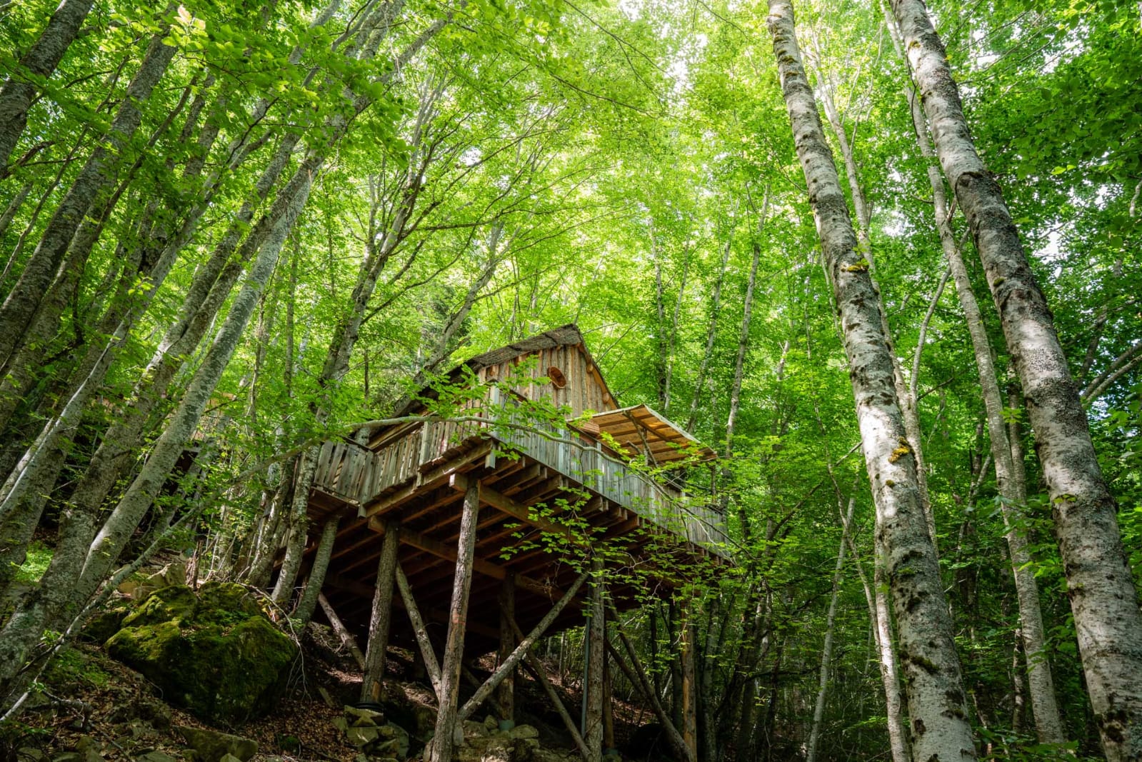 Cabane Spa des Trolls : une expérience unique en hauteur — Cabane à Saint Léger Les Mélèzes