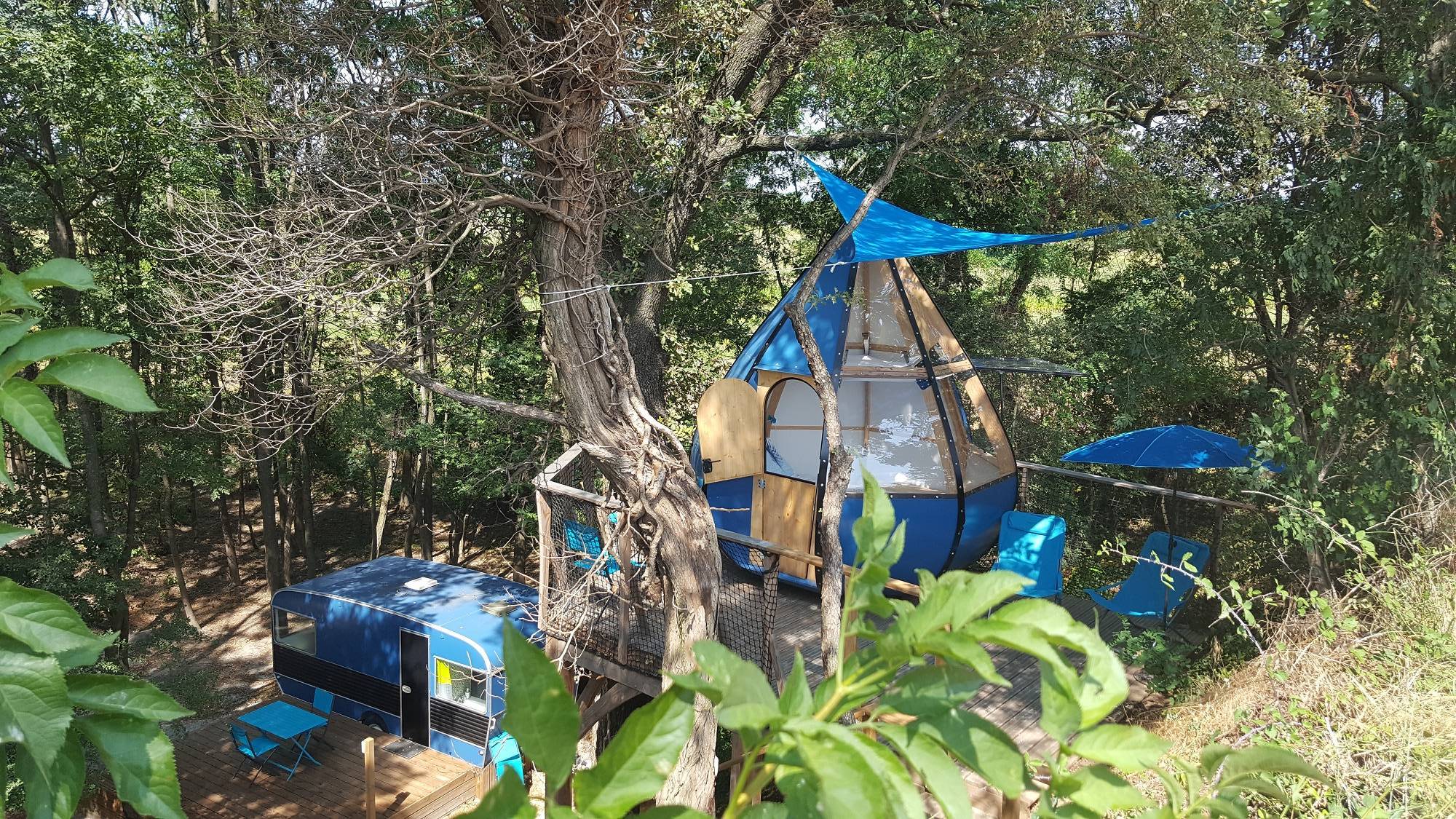 Évasion insolite dans une caravane au cœur de la Drôme