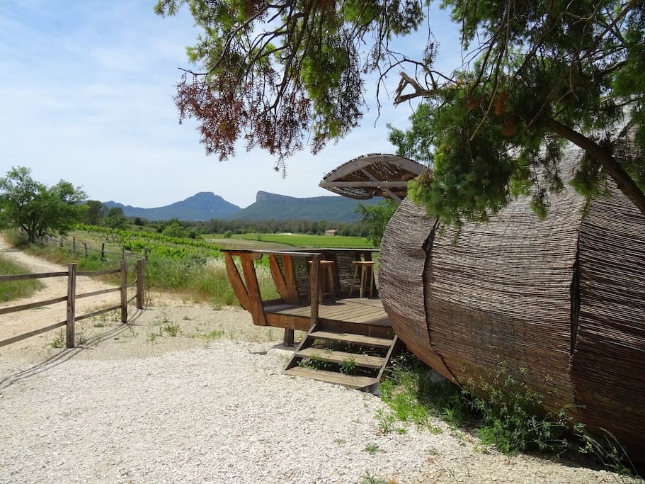 Un nid douillet au cœur du Languedoc-Roussillon à Valflaunès — vue intérieure