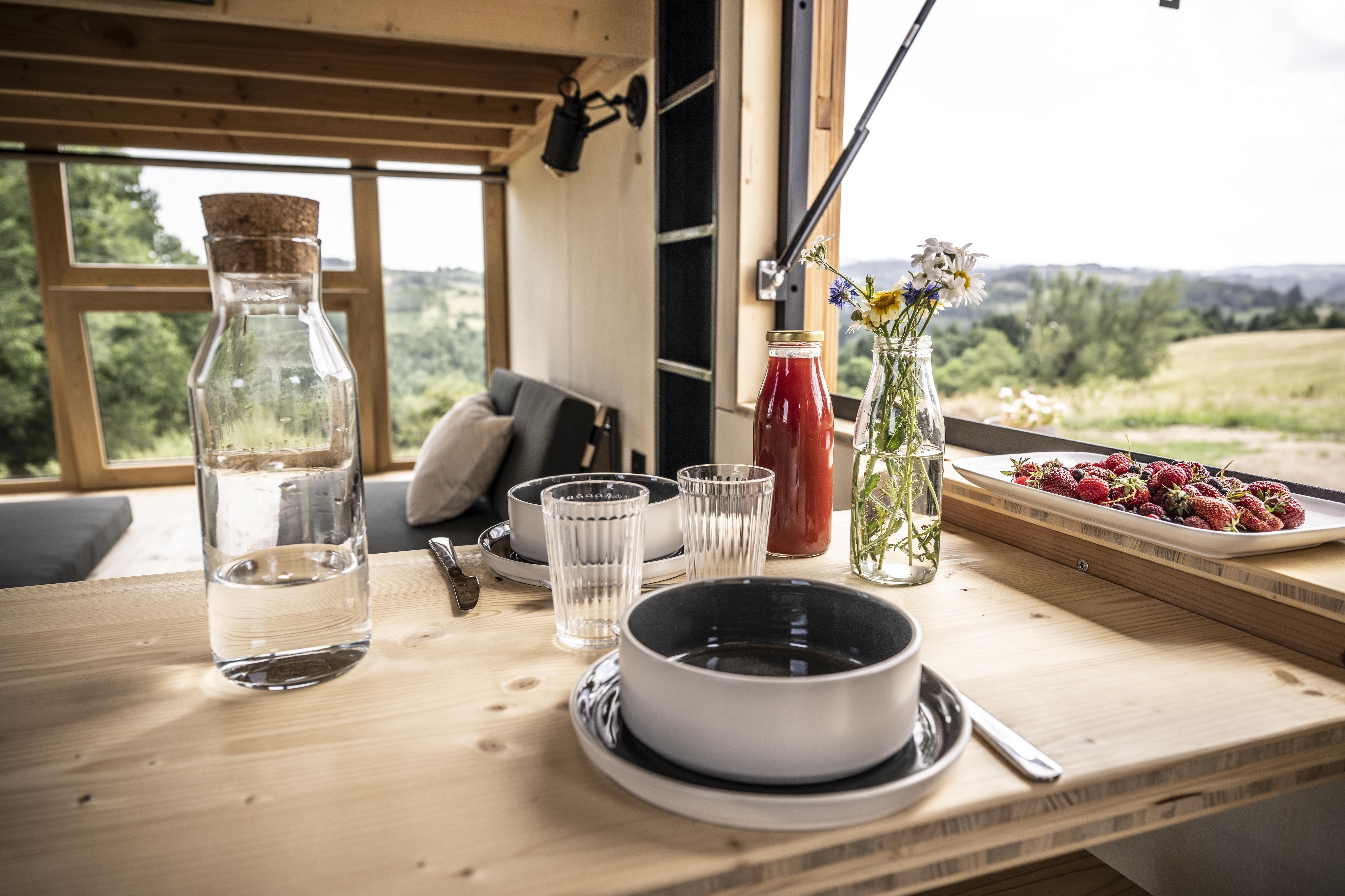 PATiny Lodge — Tiny House avec vue imprenable à Puy-de-Dôme à Clermont-Ferrand — environnement naturel