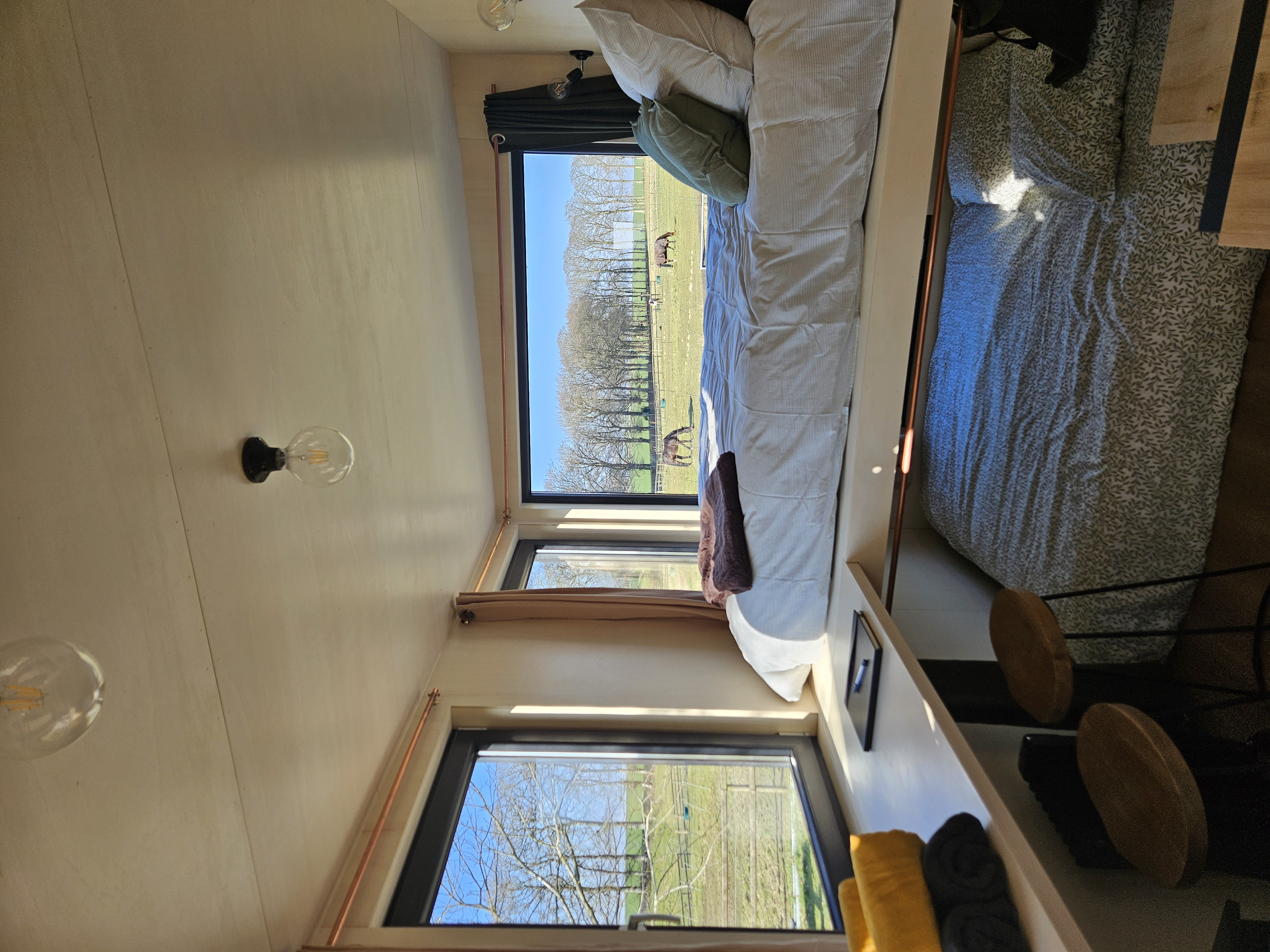 Tiny House Le Haras — Séjour ressourçant avec spa à Somme à Grand-Laviers — espace de vie