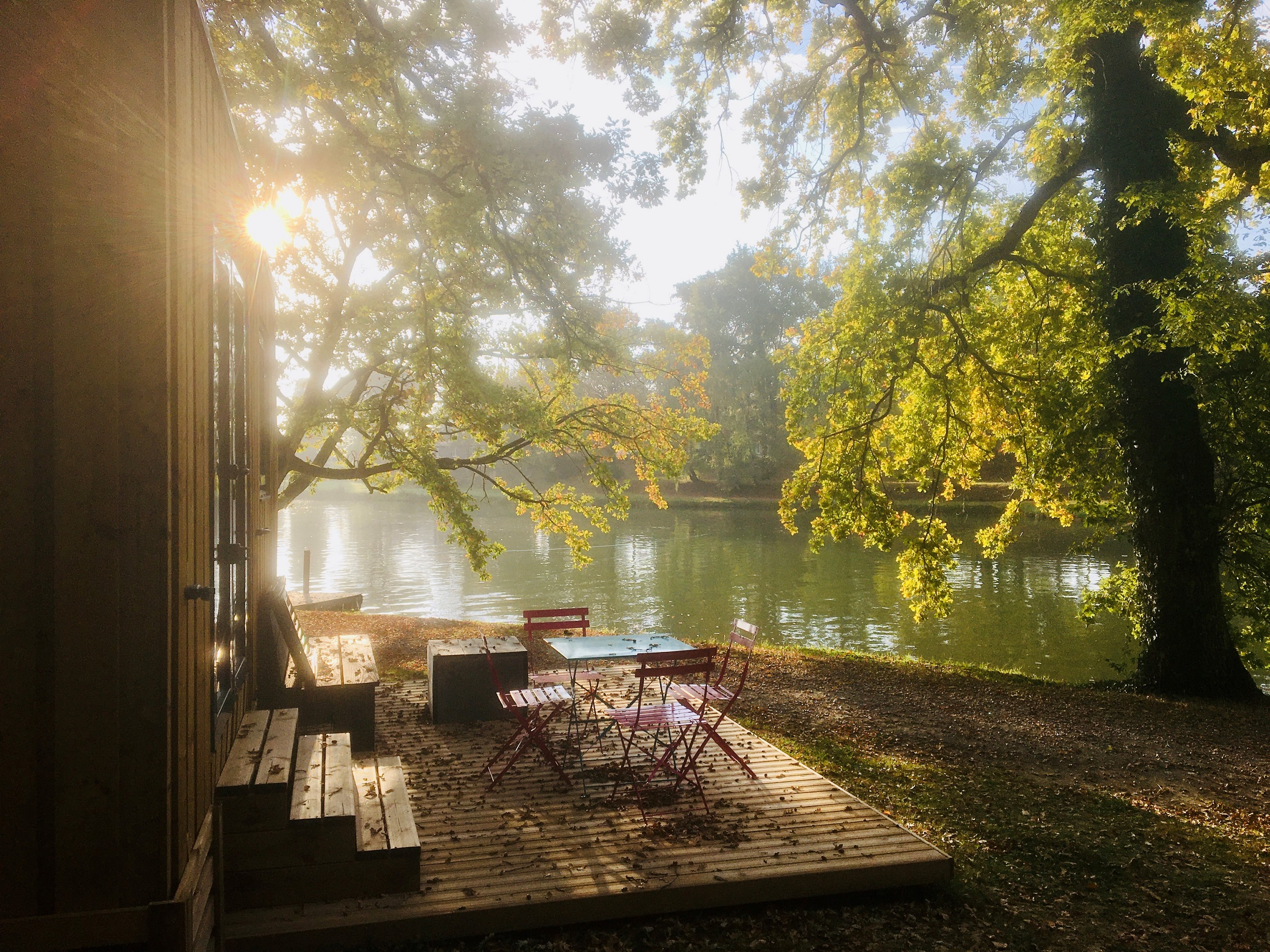 Cabanon du Lac — Tiny House avec vue sur le lac à Gers à Riguepeu — environnement naturel