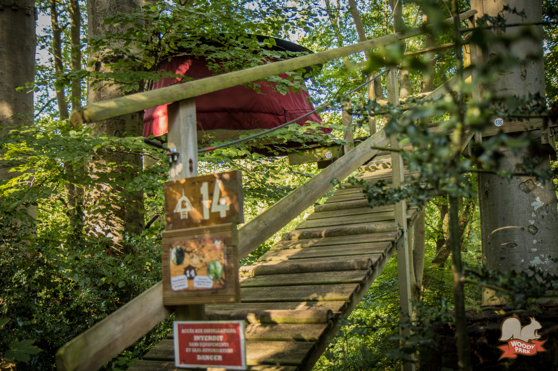 Tente suspendue Woody Park — Nuit en pleine forêt à Seine-Maritime à Rouen — chambre