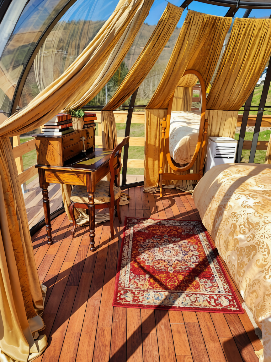 CHAMBRE DU SECRET — Bulle féérique avec spa à Rhône à Quincié-en-Beaujolais — détail architectural