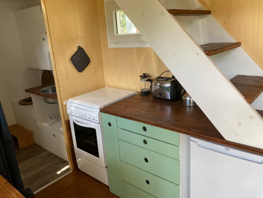 Tiny Lab — Tiny house bioclimatique avec spa à Peysoup (Gironde) à Peysoup — salle de bain