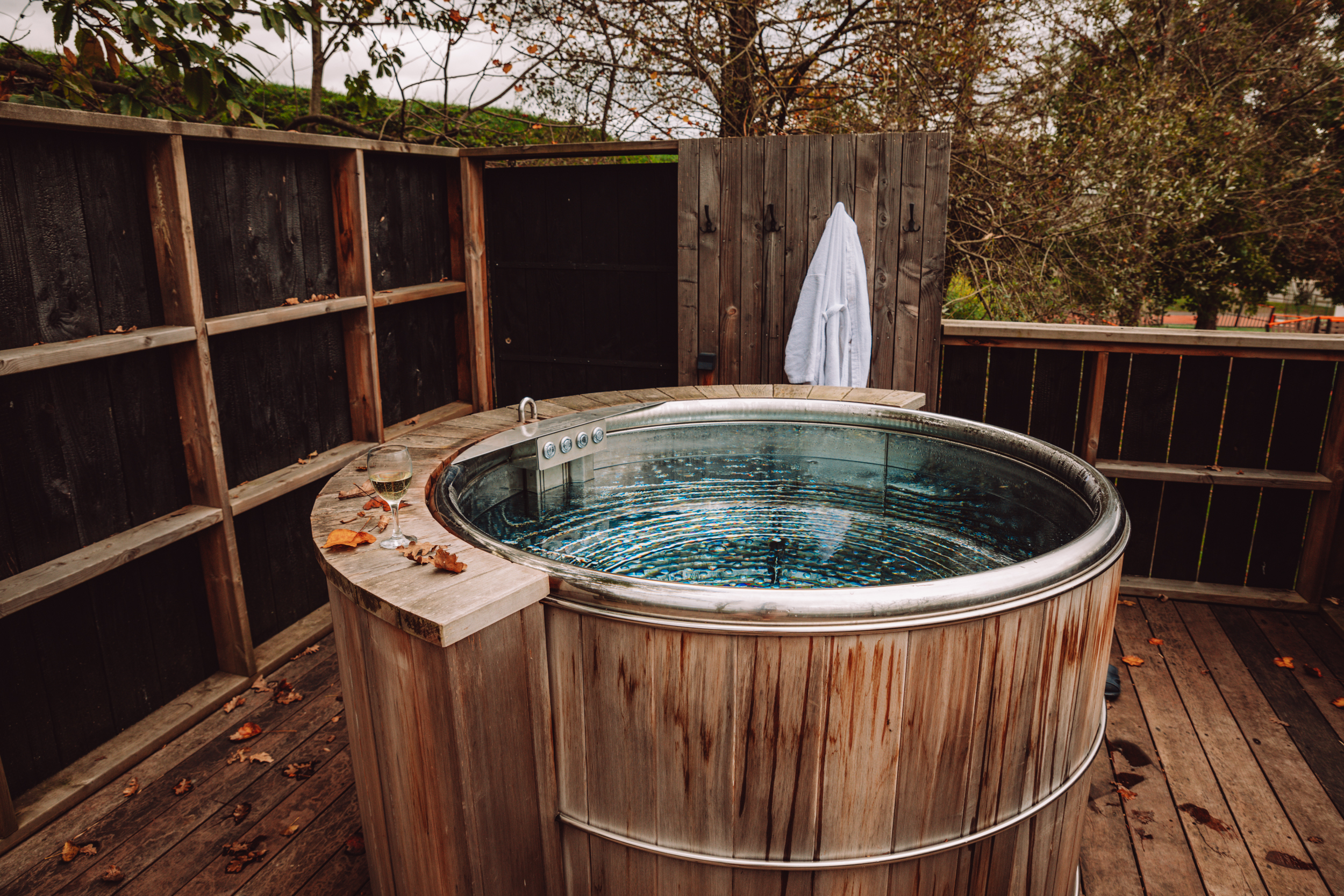 KOKONI - Cabane AQUÍ — Séjour romantique avec Spa à Pyrénées-Atlantiques à Bidache — vue intérieure