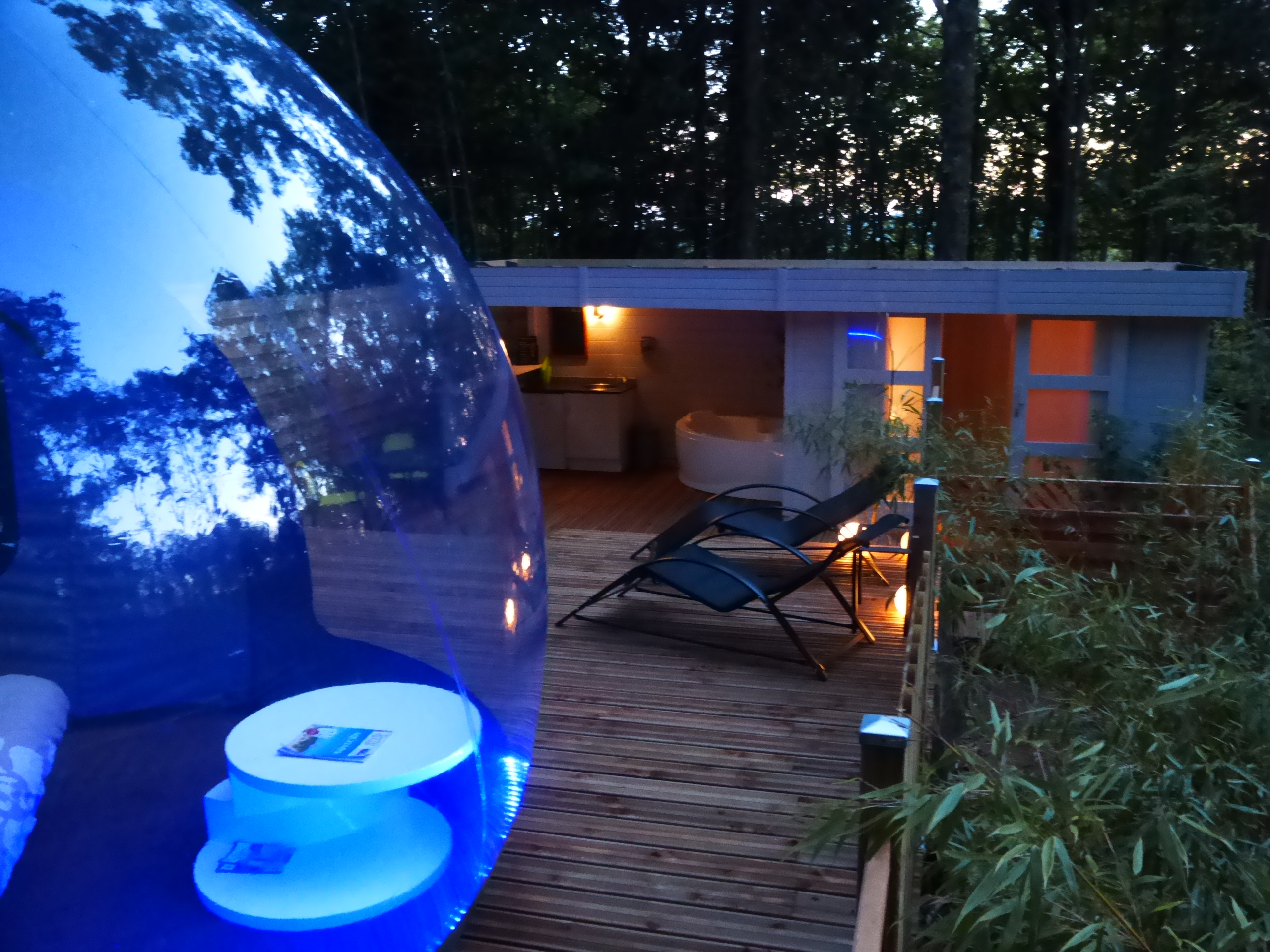 Évasion sensorielle dans une bulle d'O & Spa en Limousin