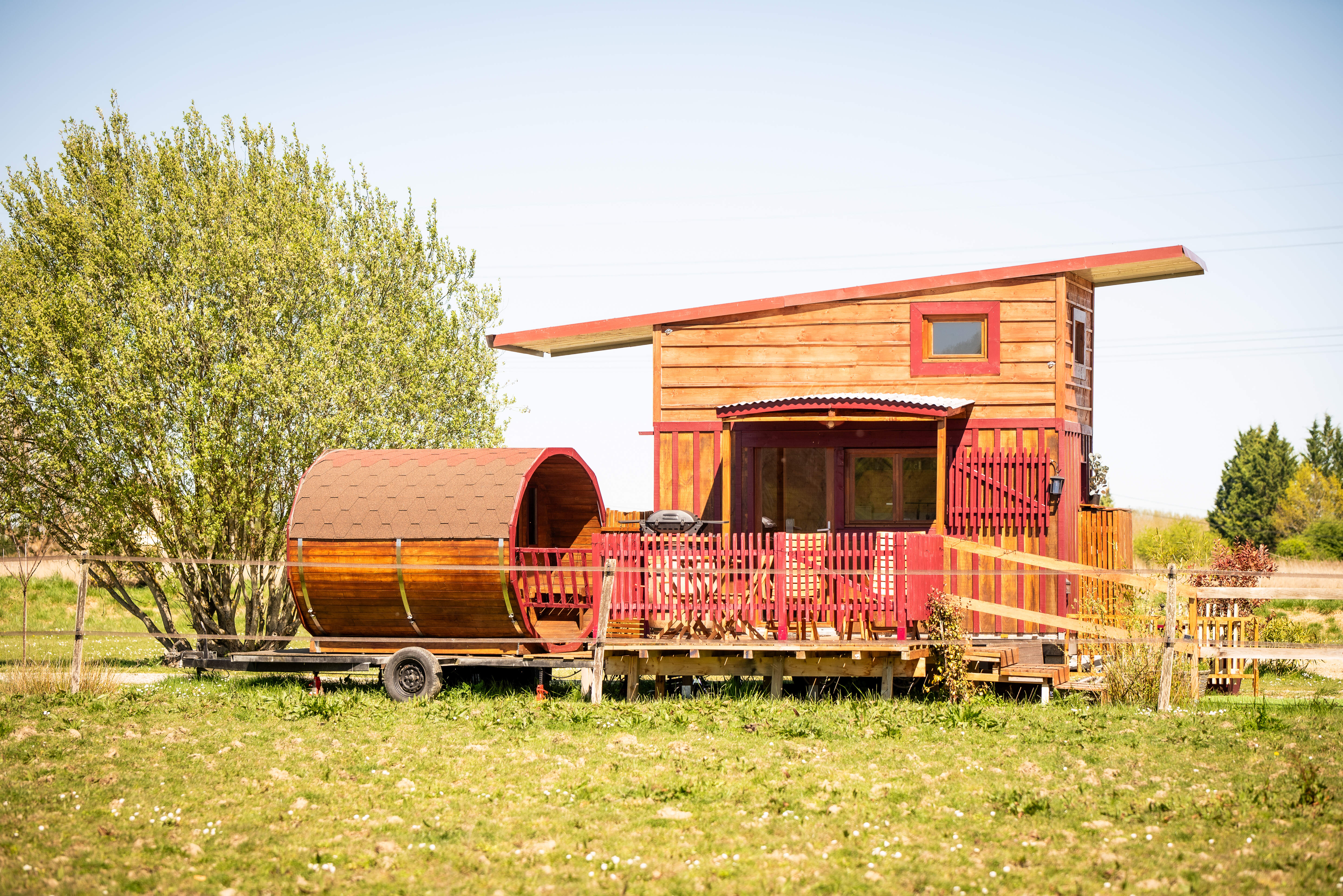 La Tiny Girondine — Tiny House avec spa à Gironde