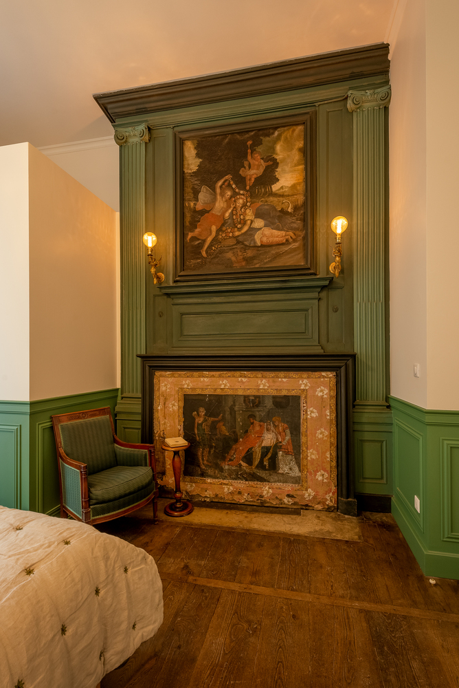 Chambre deluxe Leda dans un manoir au charme d'antan à Autoire — vue intérieure