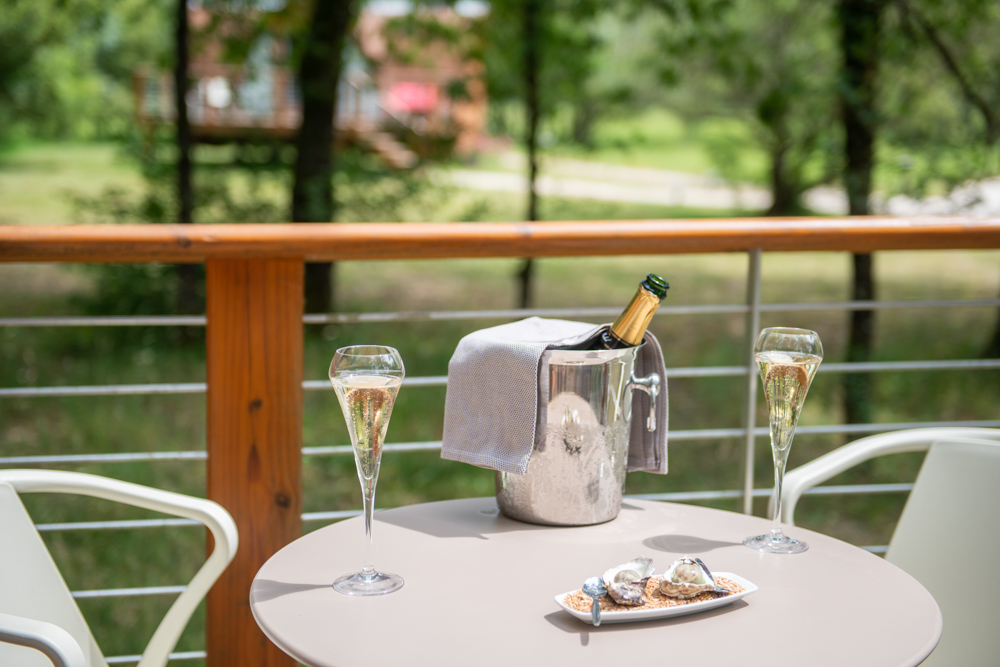 Lodge avec Terrasse Privative — Hébergement insolite à Loir-et-Cher à Cour Cheverny — espace de vie