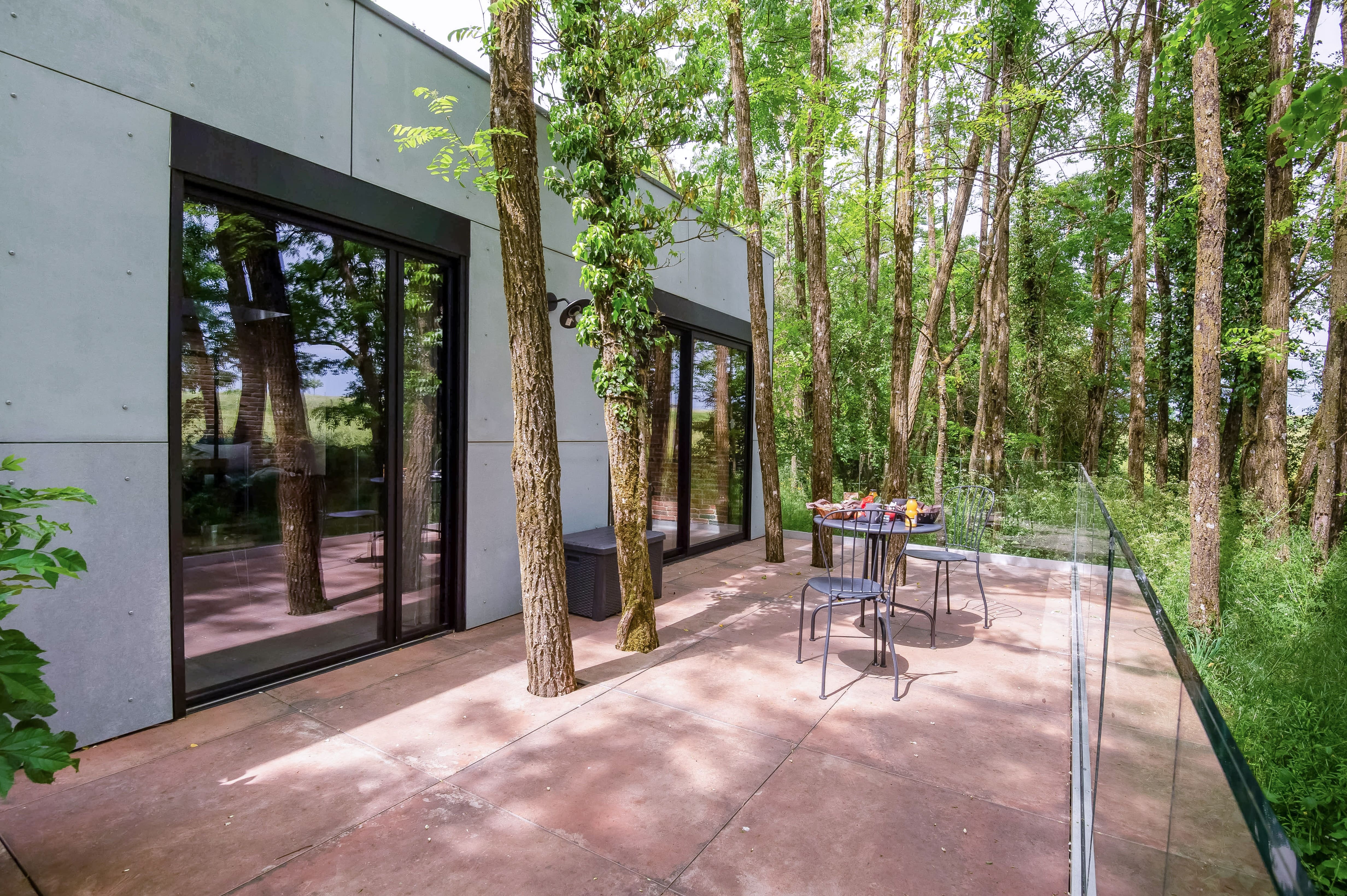 Cottage Spa Atria : une cabane romantique en Lorraine à Ville-Sur-Illon — vue intérieure
