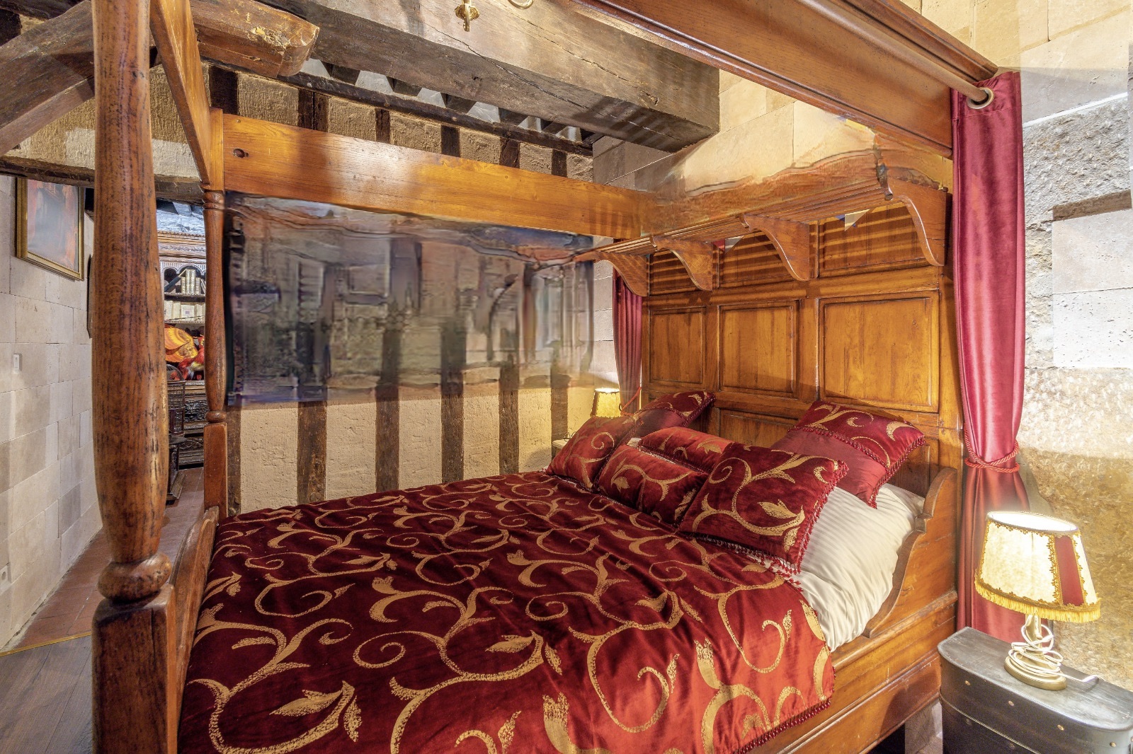 Appartement du sorcier — Chambre à thème avec spa à Dijon à Dijon — vue depuis la terrasse