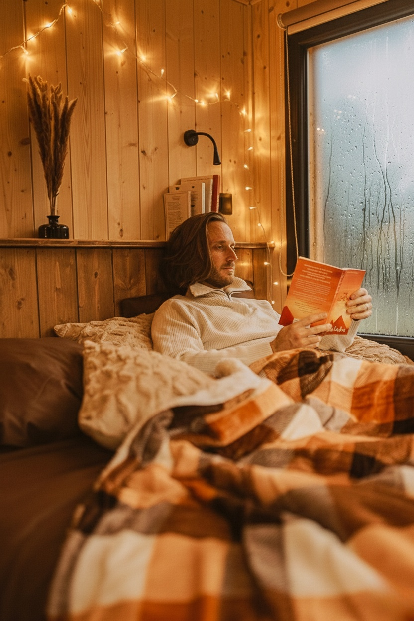 Homnest - Tiny House avec spa à 20 min des Rousses à Les Rousses — chambre