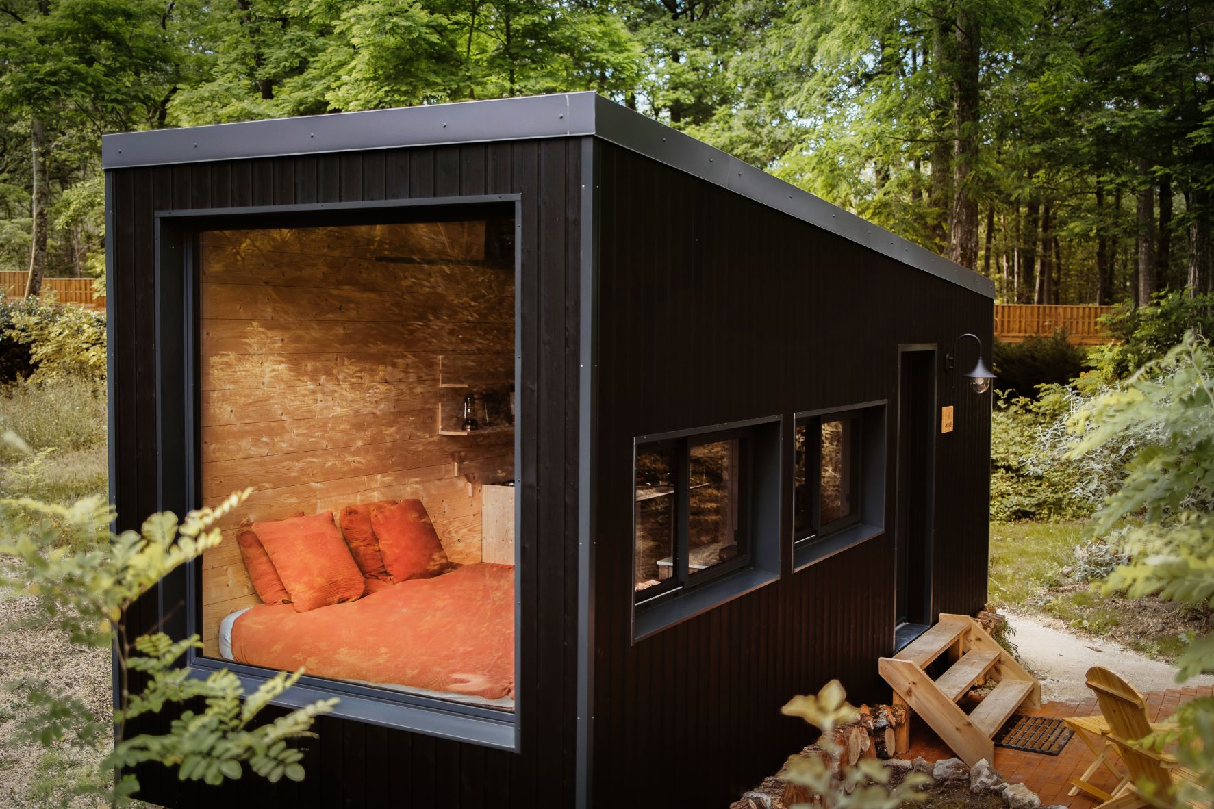 Antarès — Tiny House avec spa à Châteauroux (Loiret) à Châteauroux — chambre