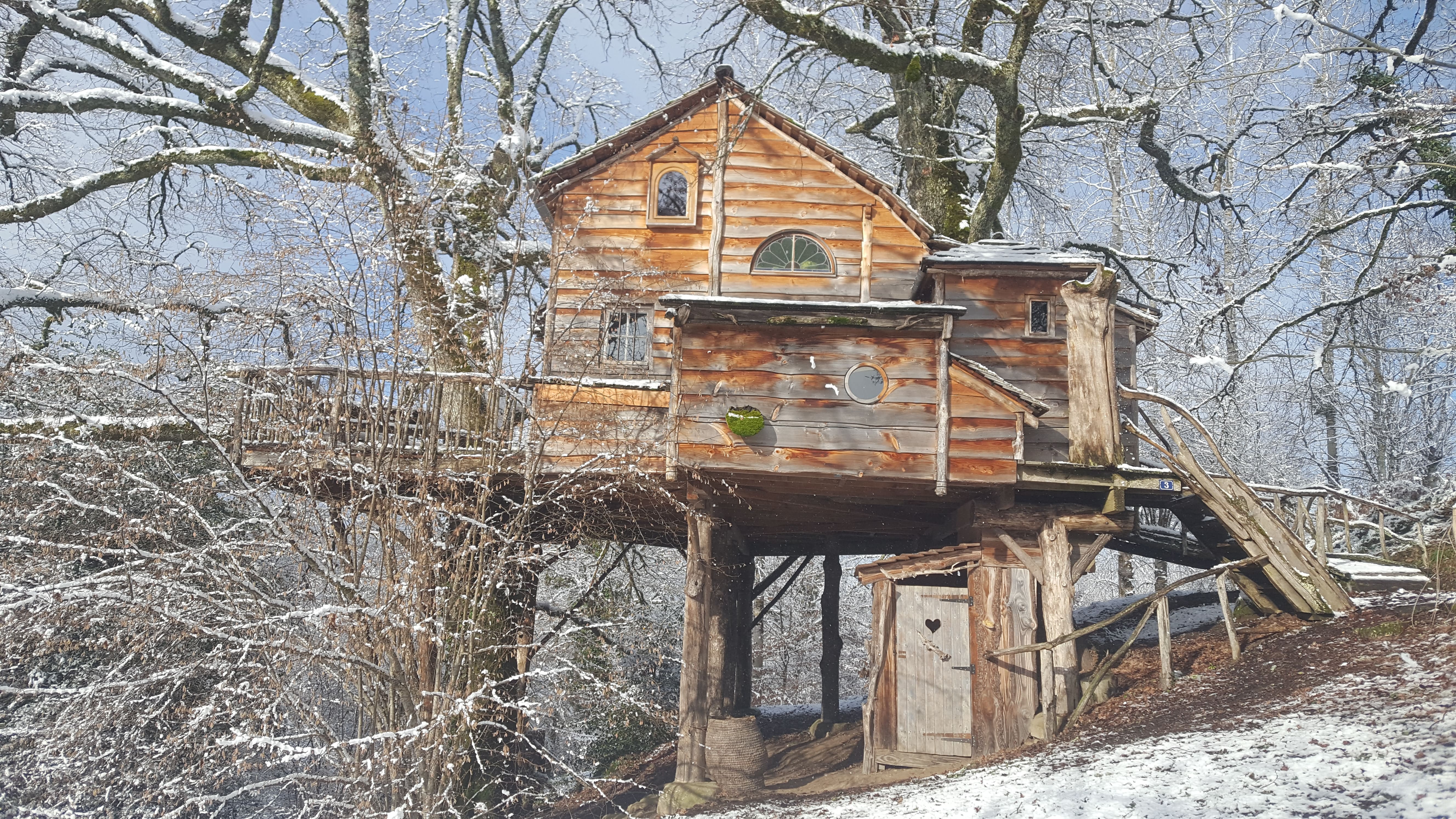 La cabane Margo — Cabane dans les arbres avec spa à Sexcles (Corrèze) à Sexcles — environnement naturel
