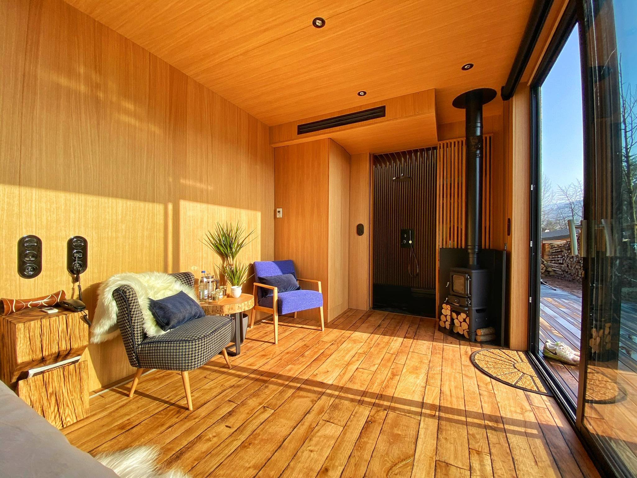 Lodge Lièvre — Ecolodge avec spa à Bas-Rhin à Obernai — salle de bain