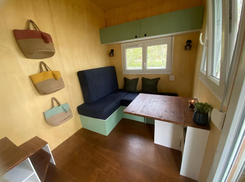 Tiny Lab — Tiny house bioclimatique avec spa à Peysoup (Gironde) à Peysoup — cuisine