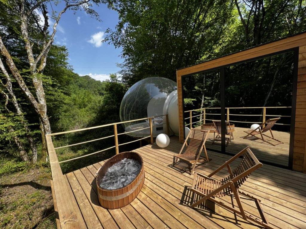 CaBulle Spa La Grappe : une bulle d'évasion en Aquitaine